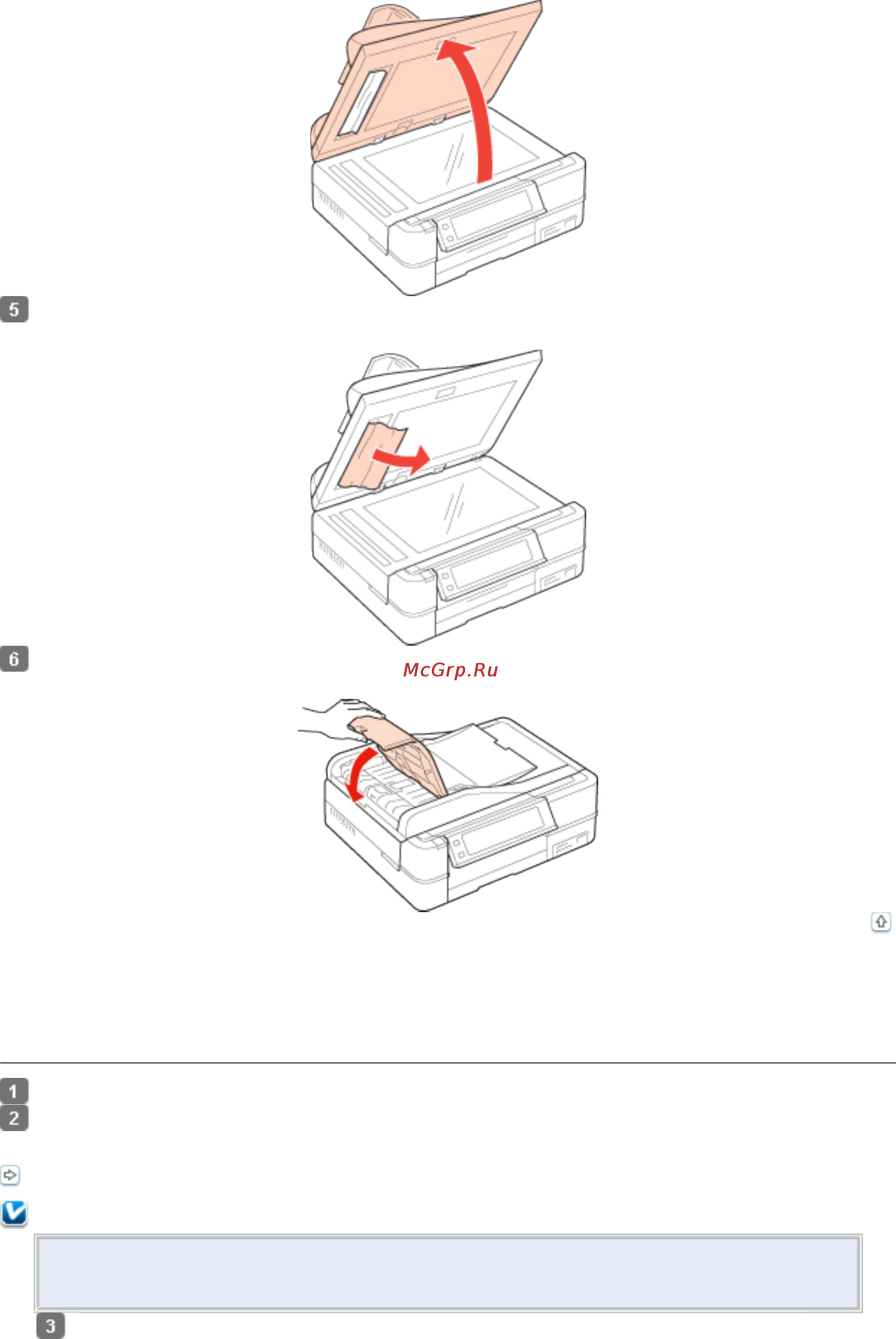 Epson Stylus Photo PX720WD [81/92] Извлечение замятой бумаги из модуля автоматической двусторонней печати