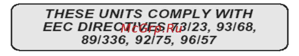 Fagor CXS [20/20] Данные приборы соответствуют директивам еэс 73 23 93 68 89 336 92 75 96 57