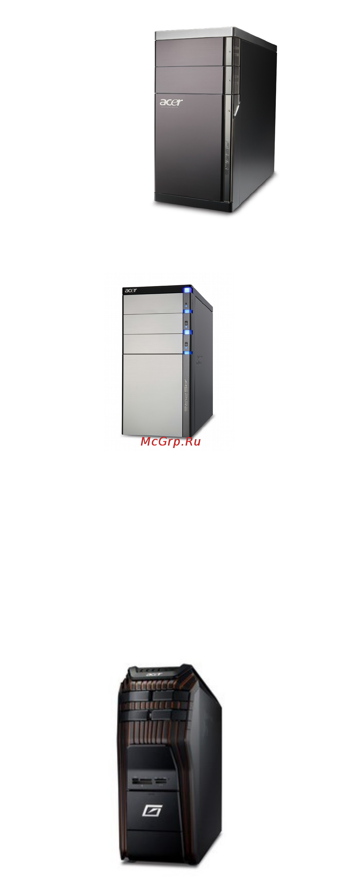 Acer Aspire M3970 PT.SG5E1.004 Инструкция по эксплуатации онлайн [12/25] 48503