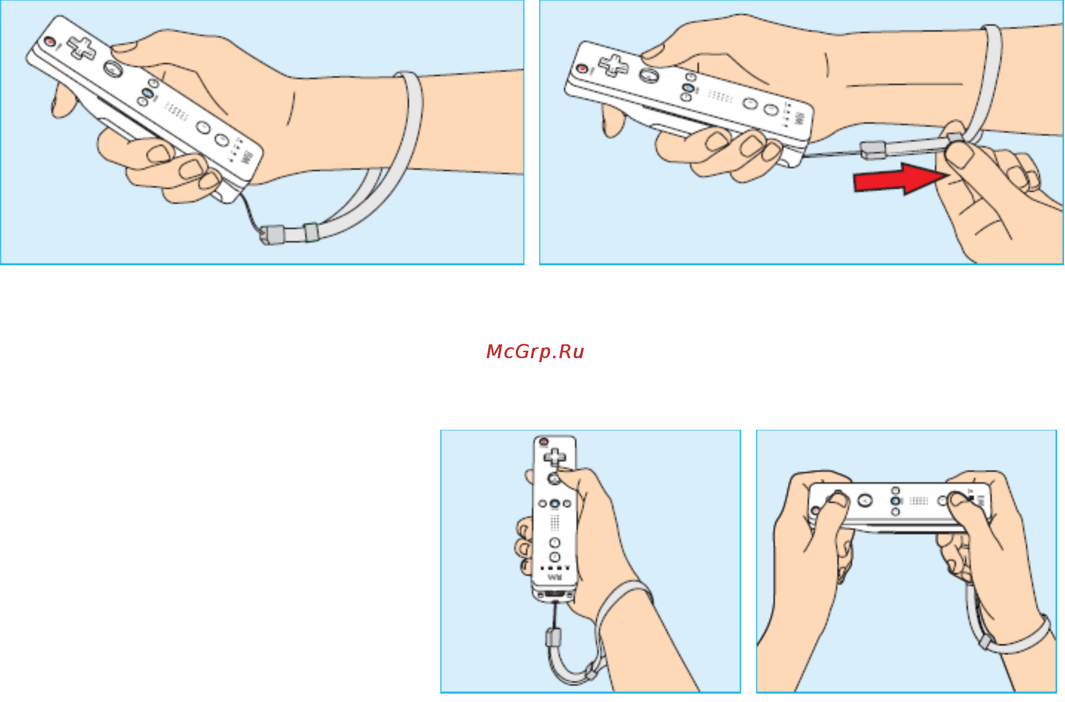 Nintendo Wii Remote+Wii Motion Plus черный+Remote Jacket Инструкция по эксплуатации онлайн [2/5] 51636