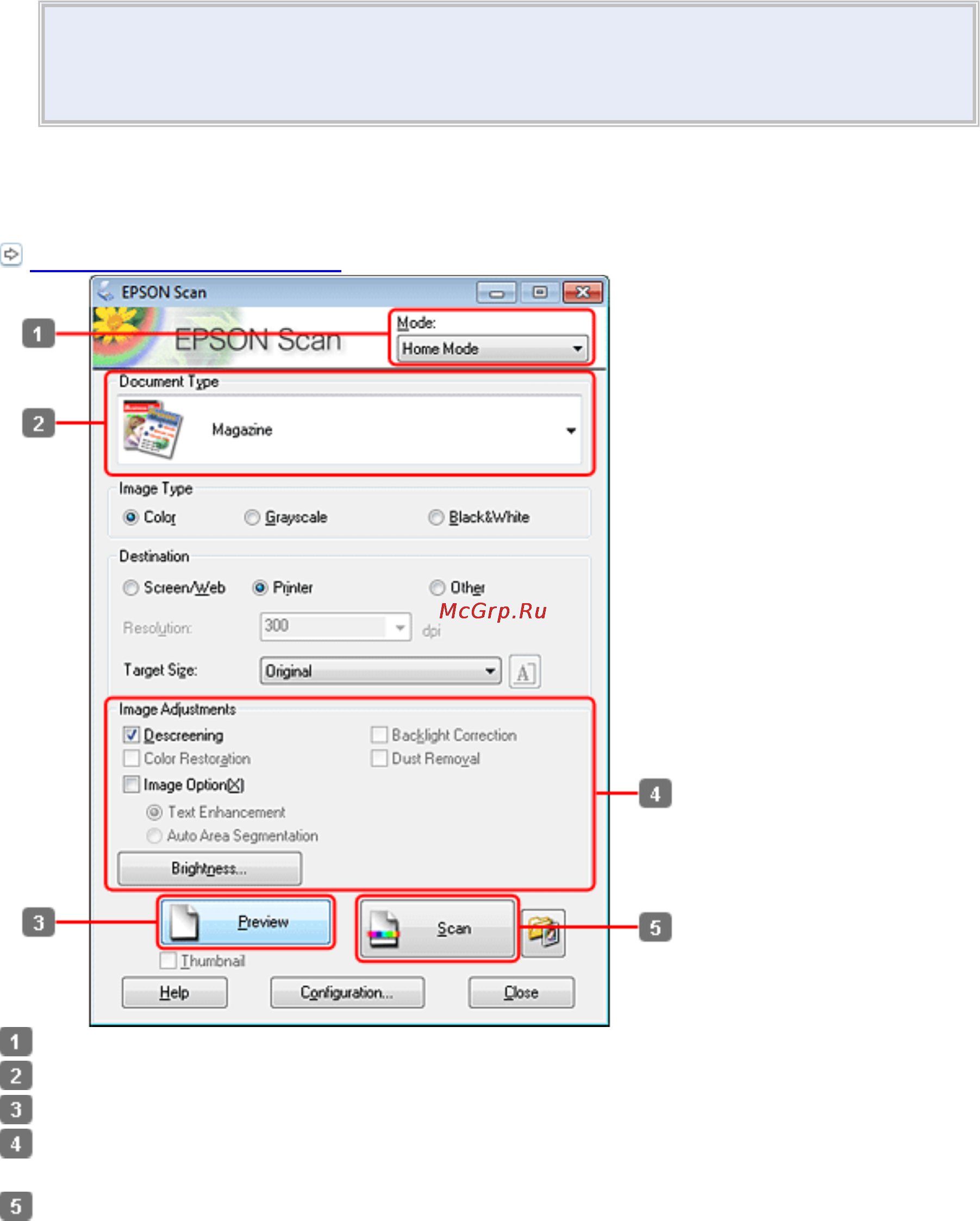 Epson Stylus SX230 [110/148] Сканирование журналов