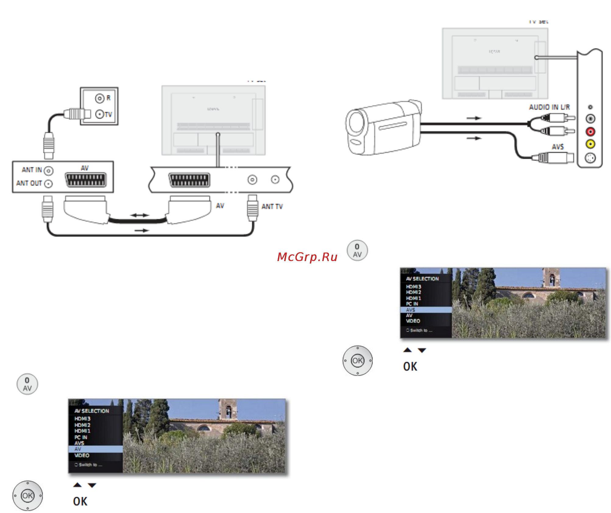 Loewe Xelos 50422T80 Silver [107/150] Подключение камкордера видеокамеры