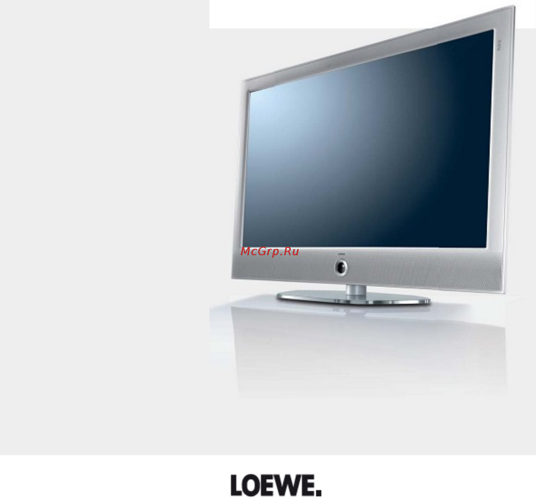Loewe Xelos 50424T80 Silver Инструкция по эксплуатации онлайн