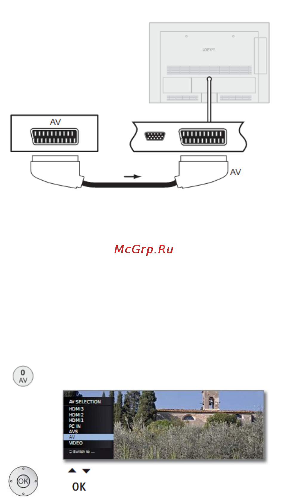 Loewe Xelos 50424T80 Silver [106/150] Устройства для av avs подключения