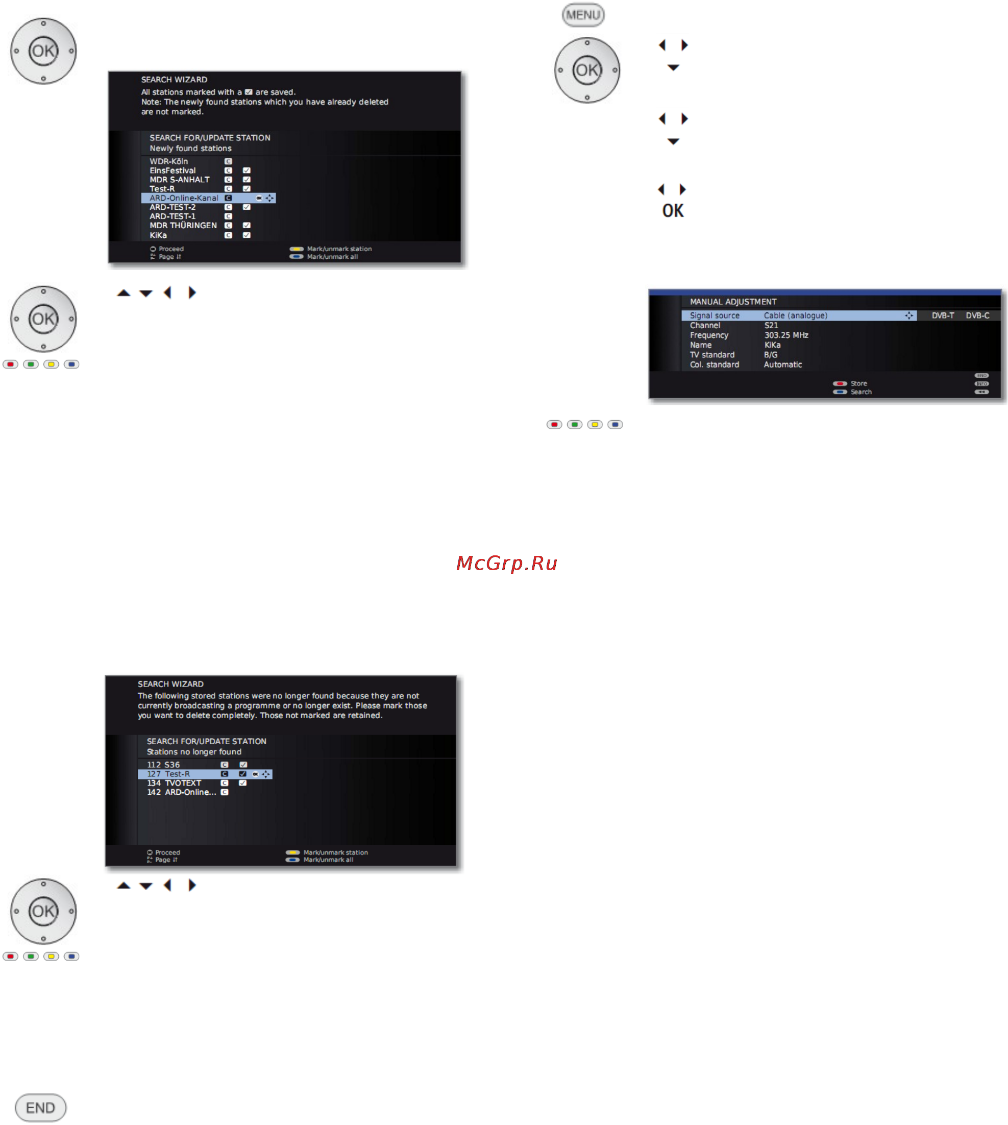 Loewe Xelos 50424T80 Silver [45/150] После завершения автоматического поиска обновления отображается количество новых обнаруженных станций