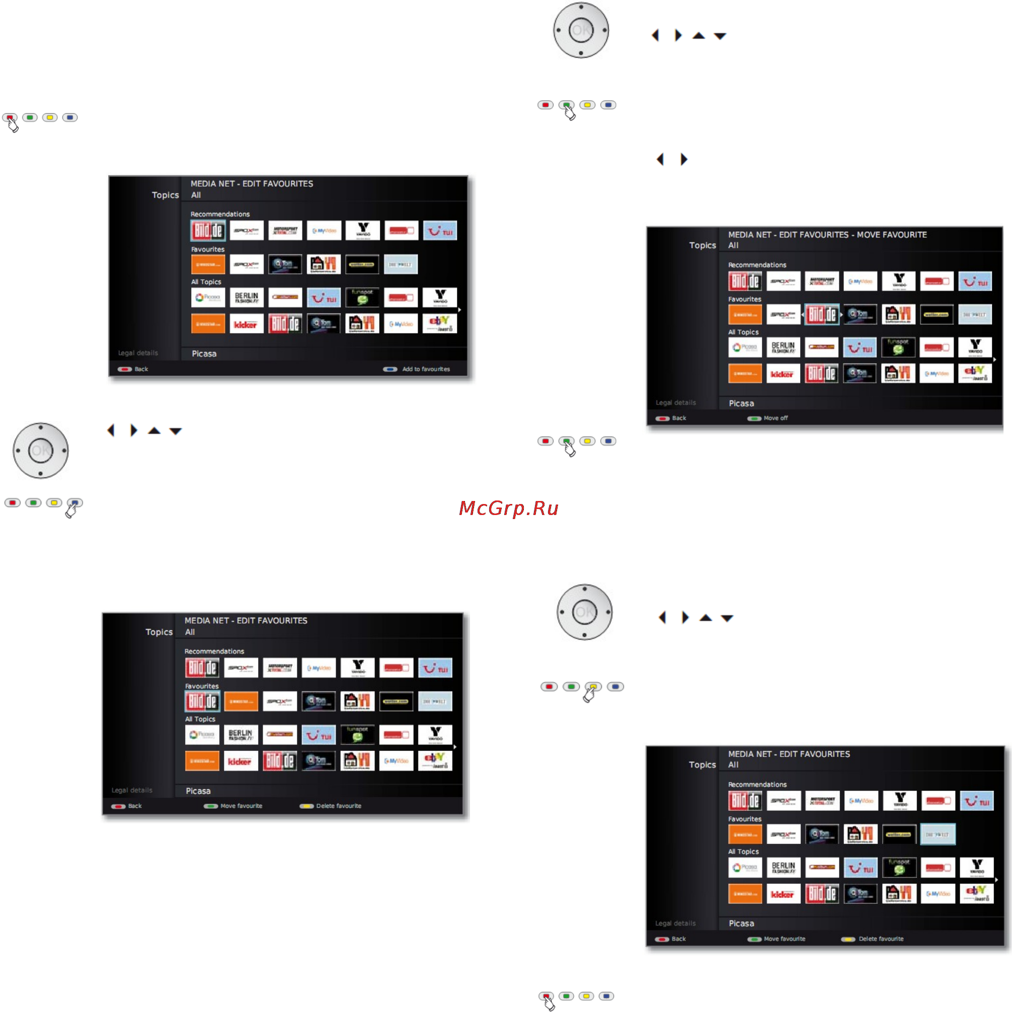 Loewe Connect 51408U82 White [101/231] Удаление записи из избранных medianet