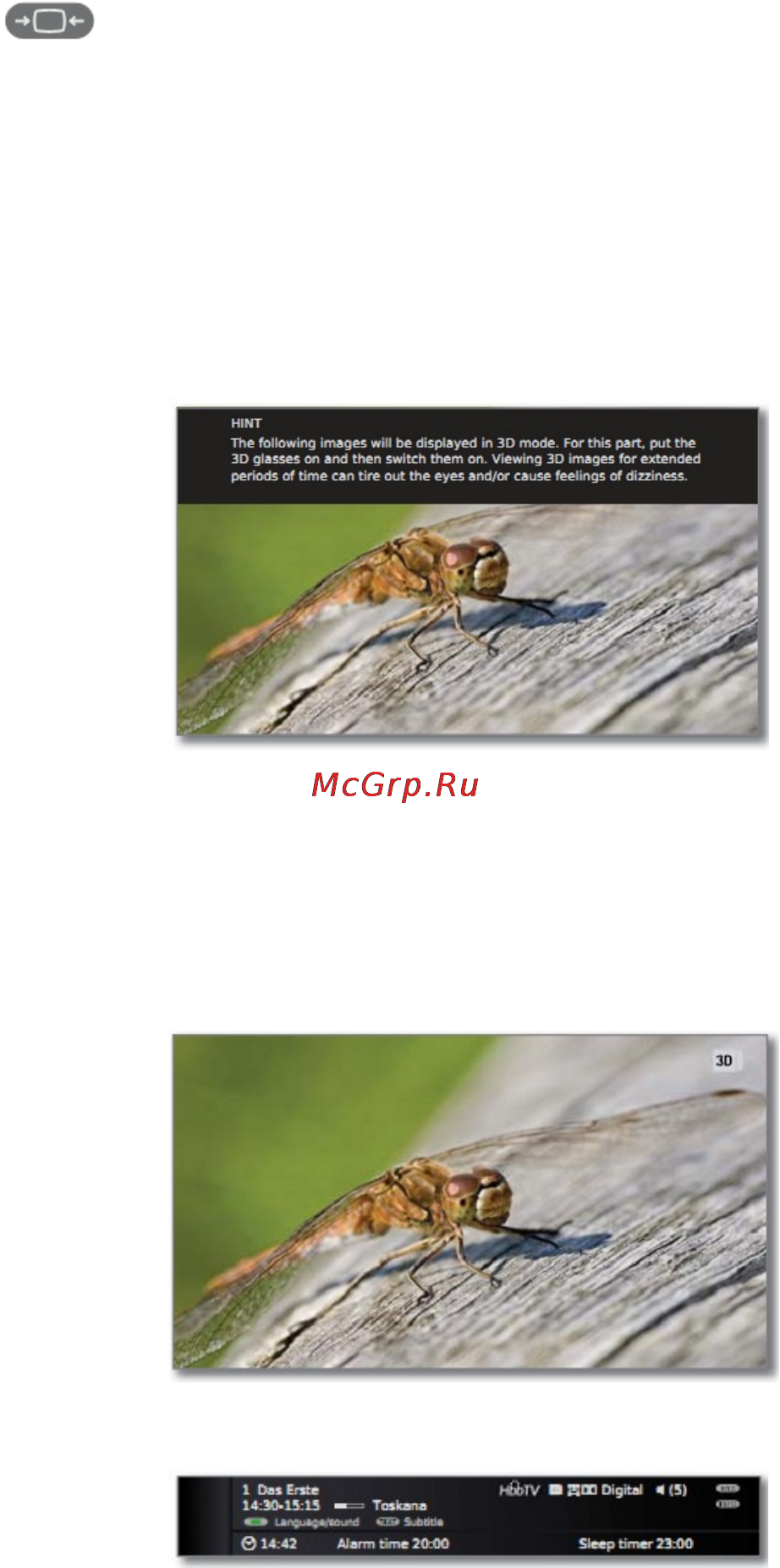 Loewe Connect 51408U82 White [50/231] Формат изображения 3d режим