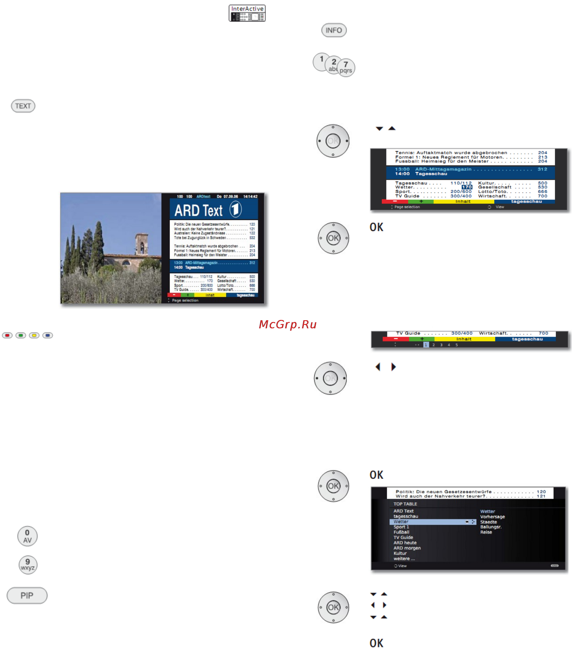 Loewe Connect 51408U82 White [70/231] Выбор страниц с помощью цветных кнопок