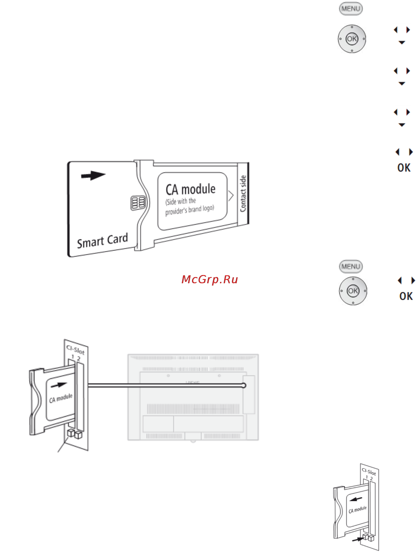 Loewe Connect 51408U82 White [86/231] Установка смарт карты в ca модуль