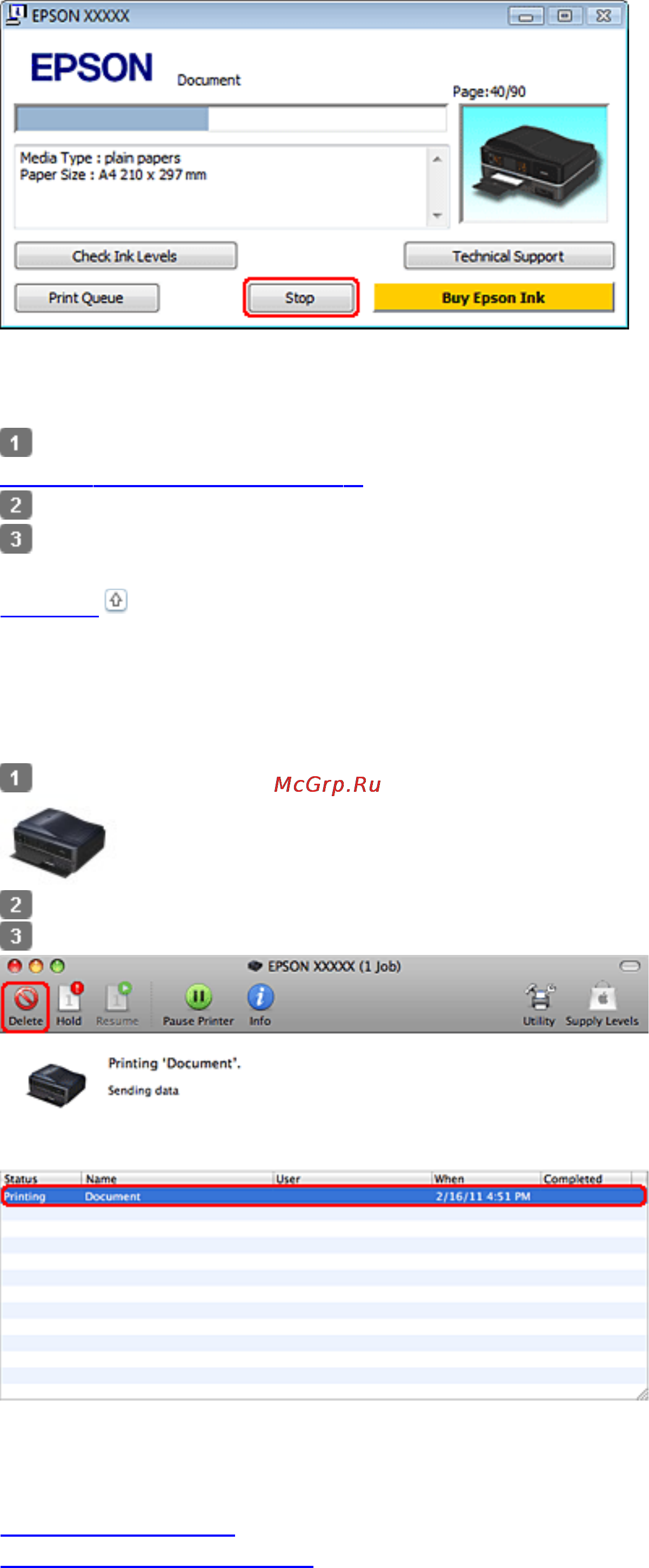 Epson PX730WD [28/176] Использование epson status monitor 3