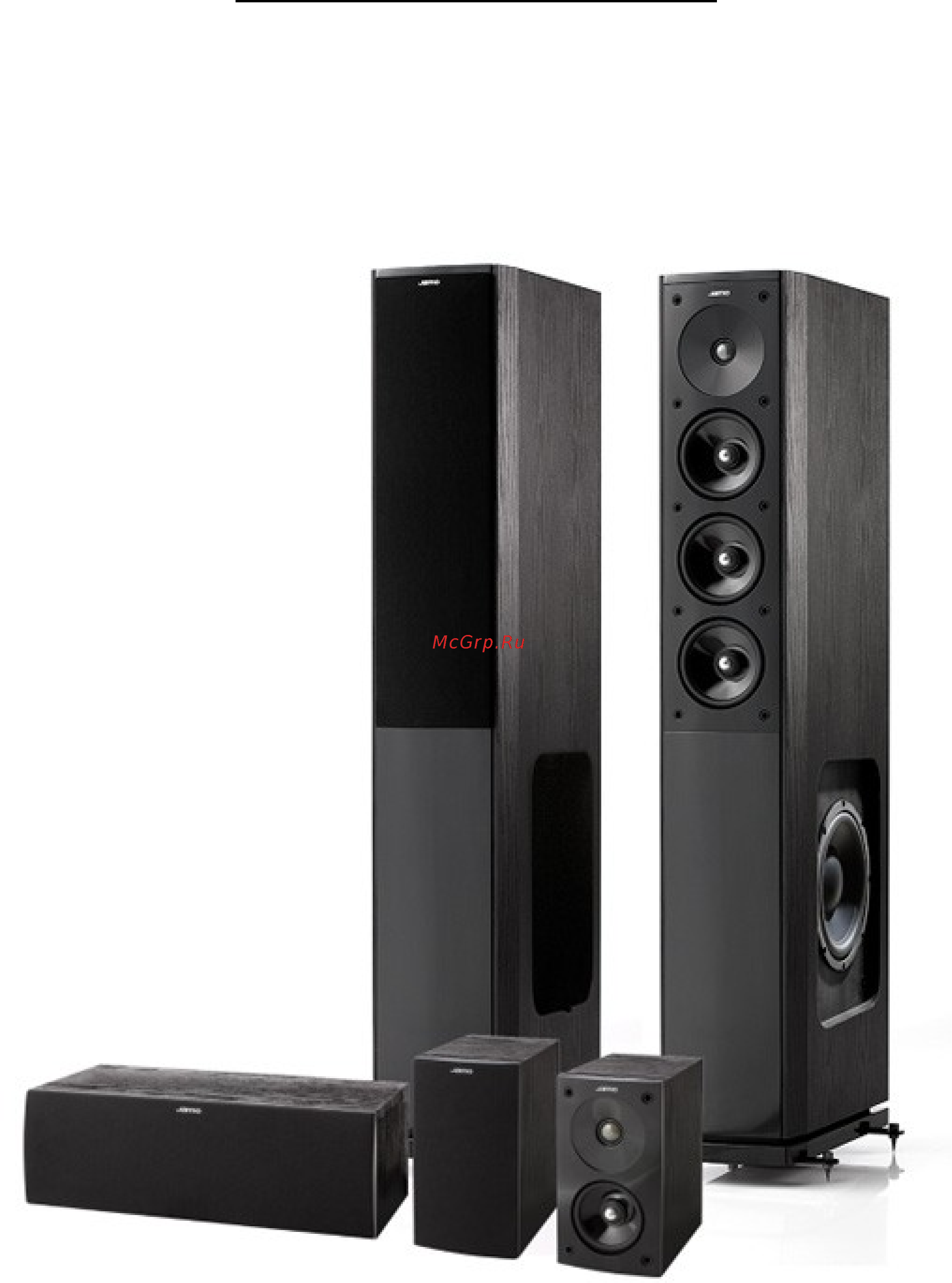 Jamo S 608 HCS 3 Dark Apple/Black Инструкция по эксплуатации онлайн