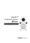 Tivoli PAL BT Blue/White Инструкция по эксплуатации