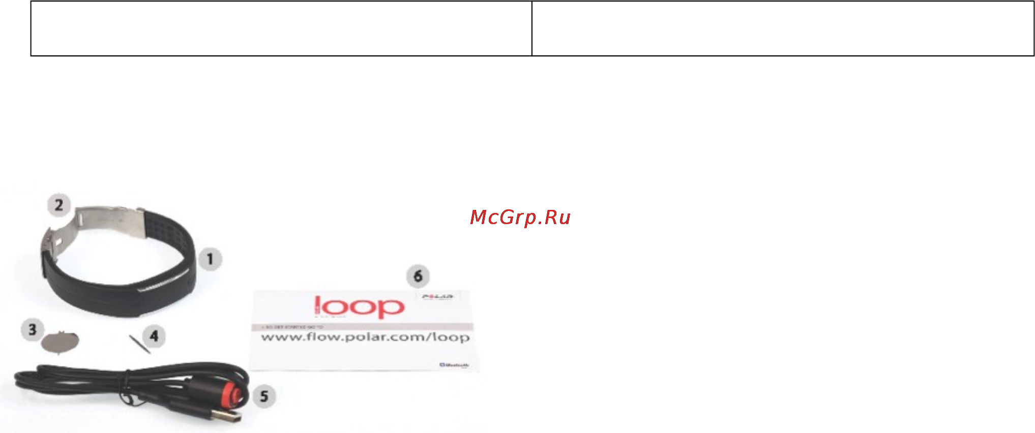 Polar Loop Black Инструкция по эксплуатации онлайн [4/34] 101975