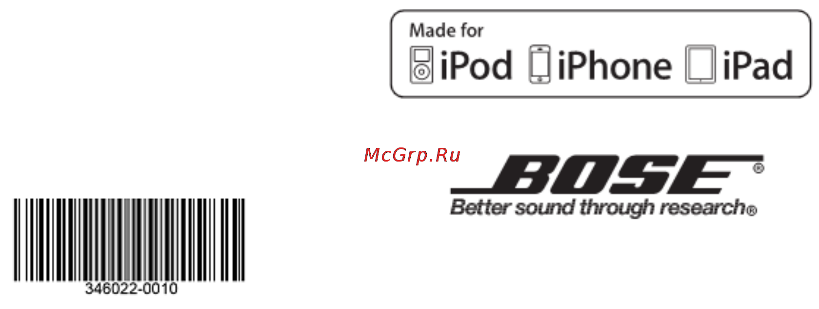 Bose AE2i Инструкция по эксплуатации онлайн [10/10] 105584