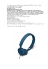 Urbanears Humlan Indigo Инструкция по эксплуатации
