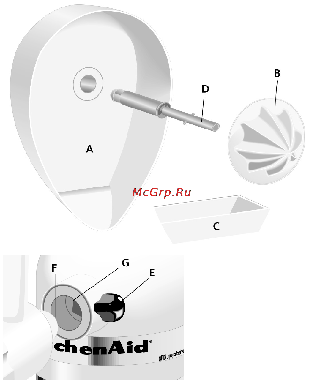 KitchenAid 5JE Инструкция по эксплуатации онлайн [5/8] 109845