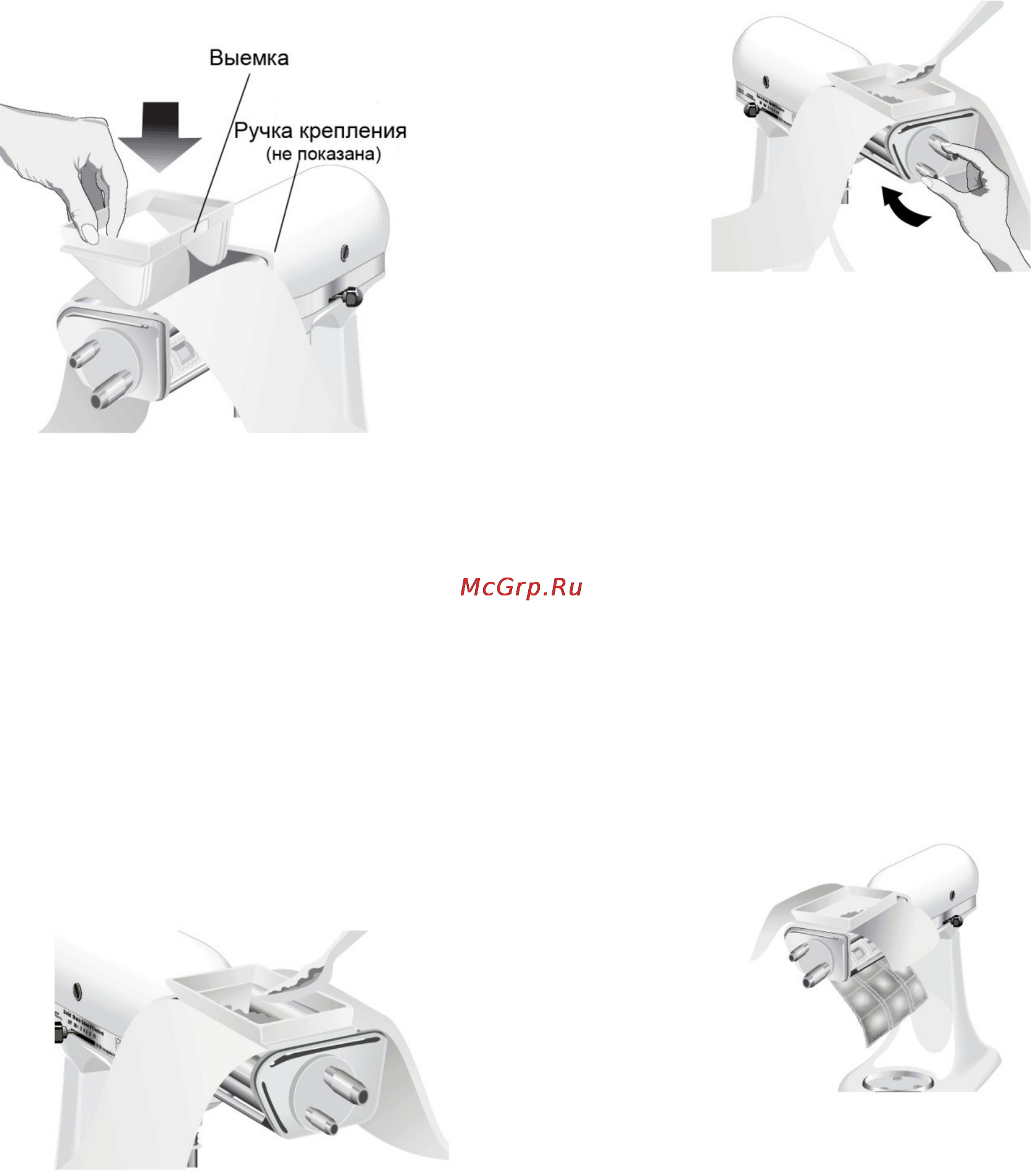 KitchenAid 5KRAV [10/23] Эксплуатация насадки для изготовления равиоли