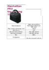 Port Designs PRT-170213 Manhattan PRO TL black 15.6'' Инструкция по эксплуатации