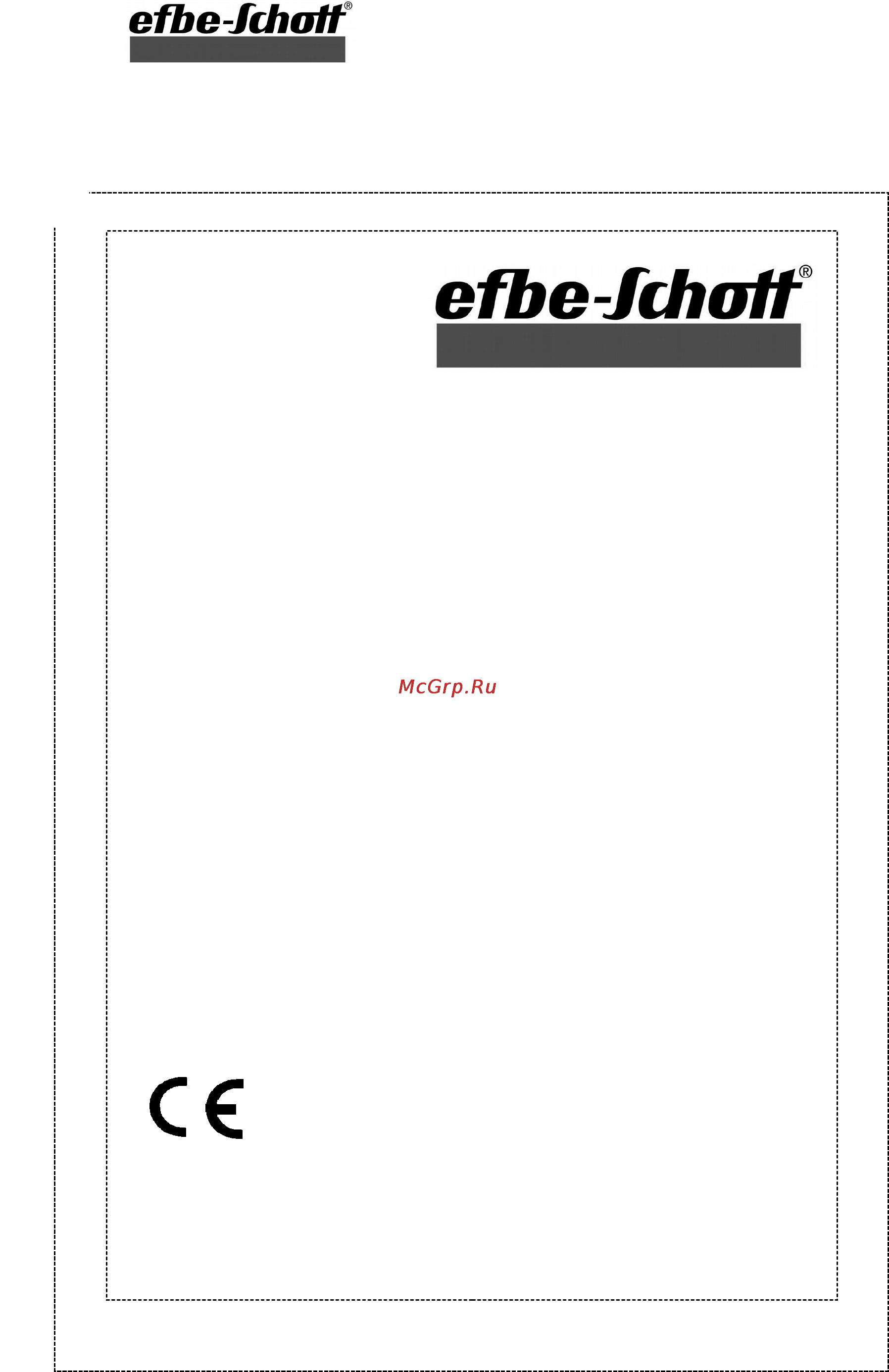 Efbe-Schott ZN 3.1 Инструкция по эксплуатации онлайн