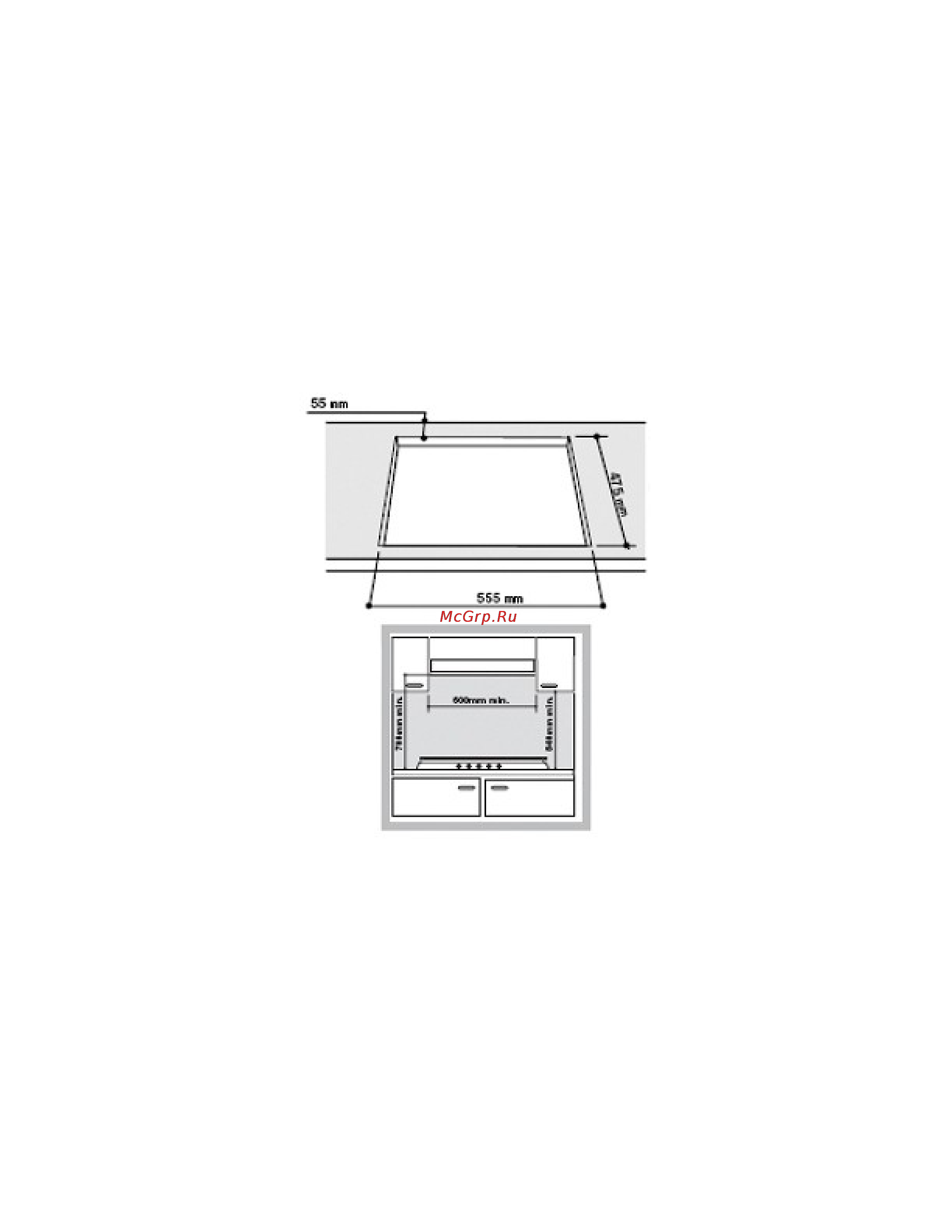 Hotpoint-Ariston TQ 640 WH KGH/HA Схема встраивания 2 онлайн