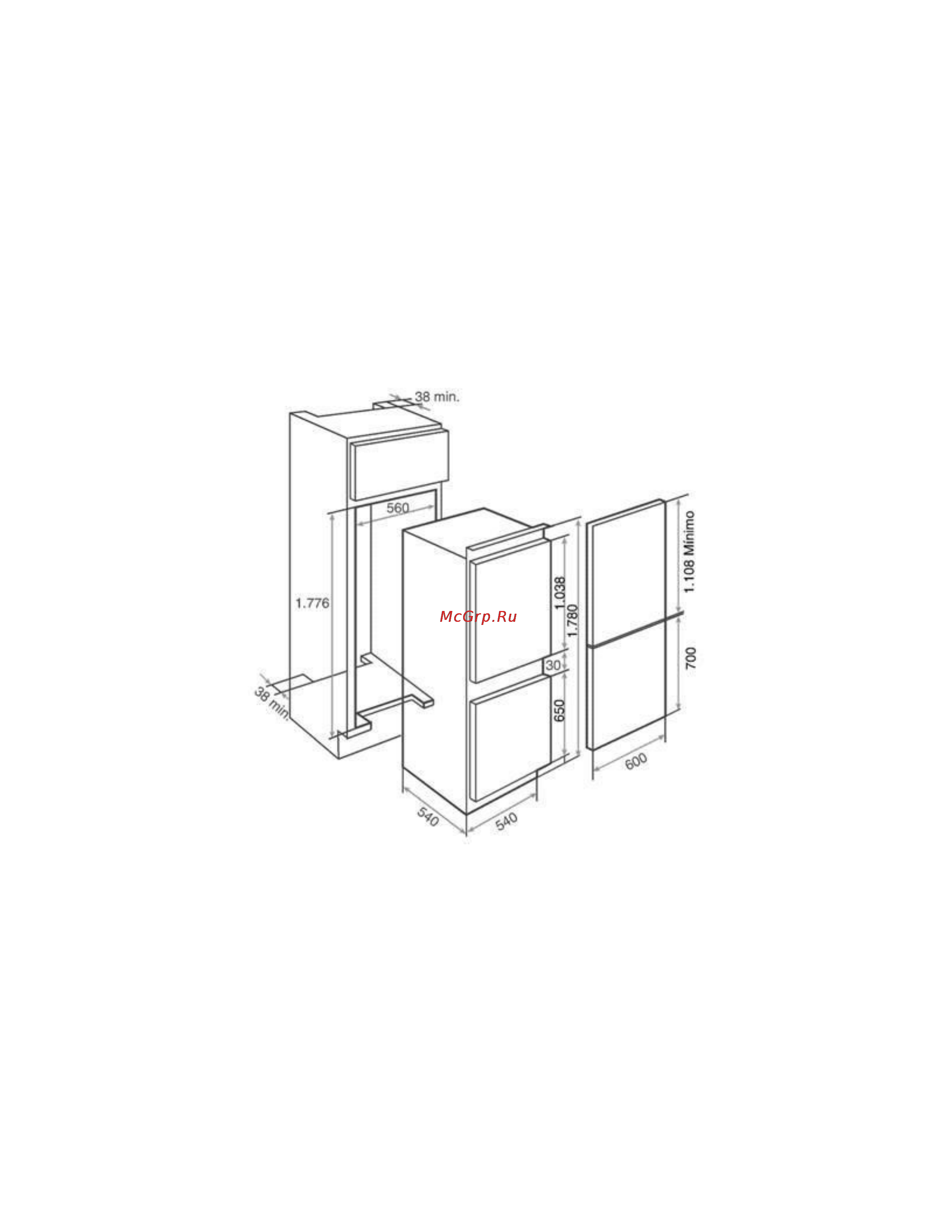 Teka CI 340 Схема установки онлайн