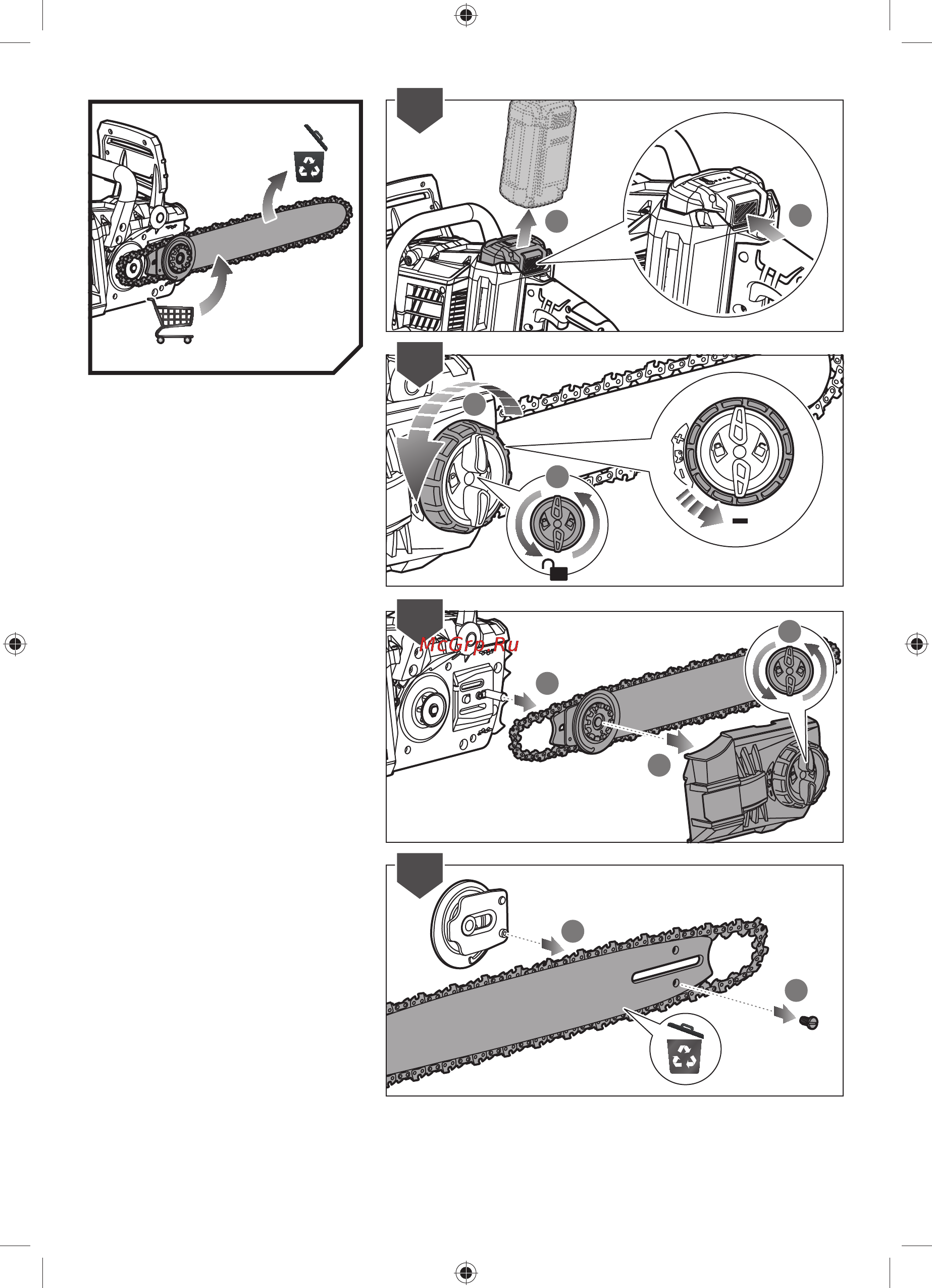 Ryobi rcs36x3550hi (3002180) Инструкция по эксплуатации онлайн [247/282] 162973