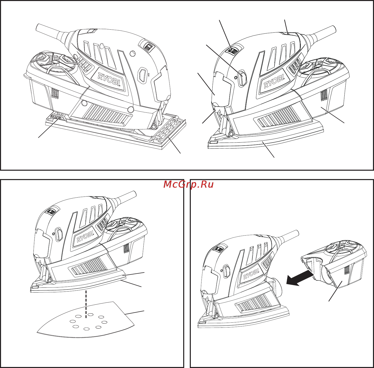 Ryobi ems180rv (3000530) [2/10] Fig 2 fig 3