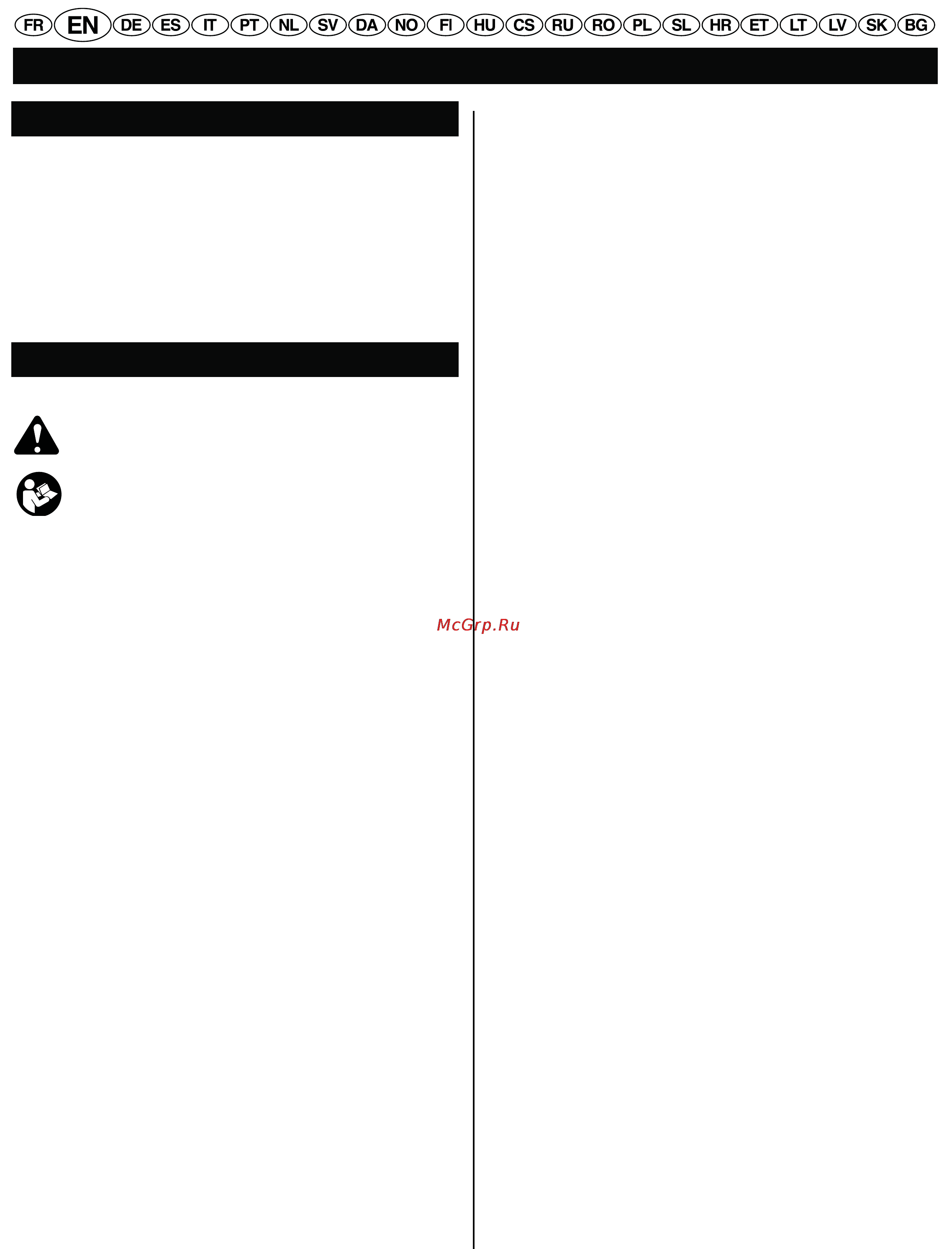 Ryobi RCS2040 [14/248] English original instructions