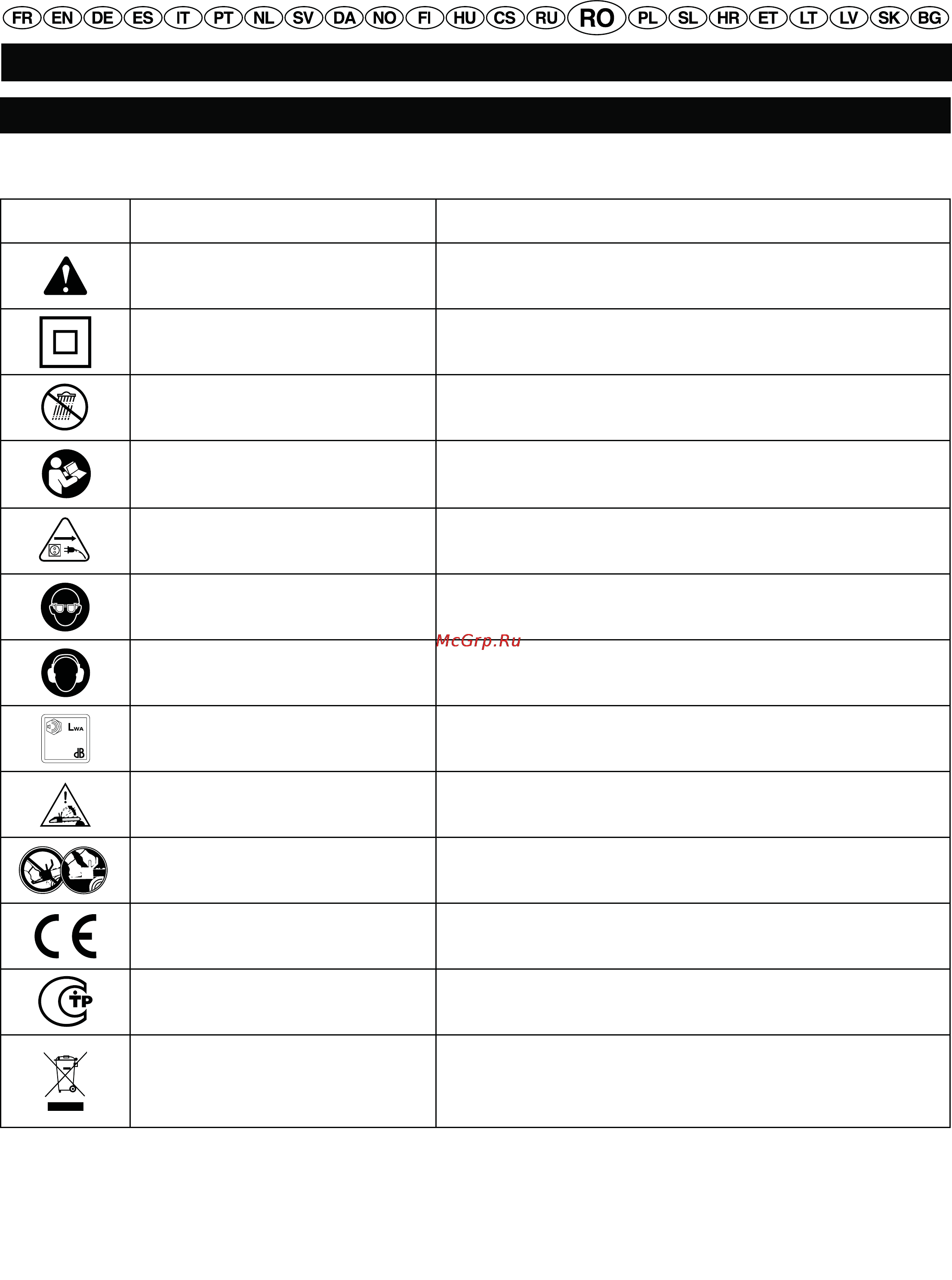 Ryobi RCS2040 [145/248] Romànà traducere din versiunea originala a instructiunilor