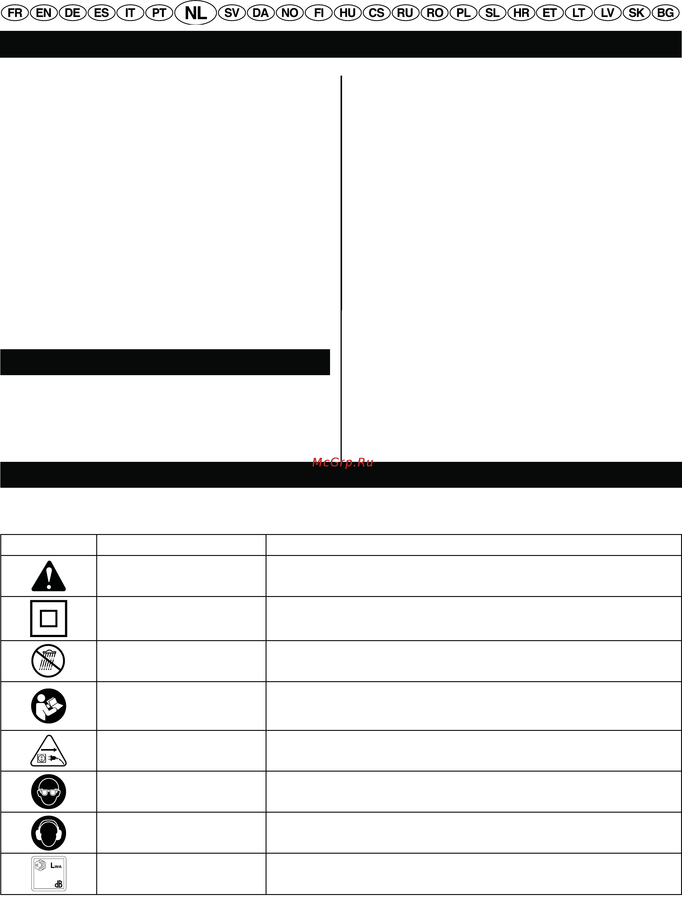 Ryobi RCS2040 [68/248] Nederlands vertaling van de origínele instructies
