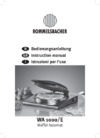 Rommelsbacher wa 1000/e Инструкция по эксплуатации