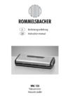 Rommelsbacher vac 125 Инструкция по эксплуатации