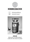 Rommelsbacher ekm 300 Инструкция по эксплуатации