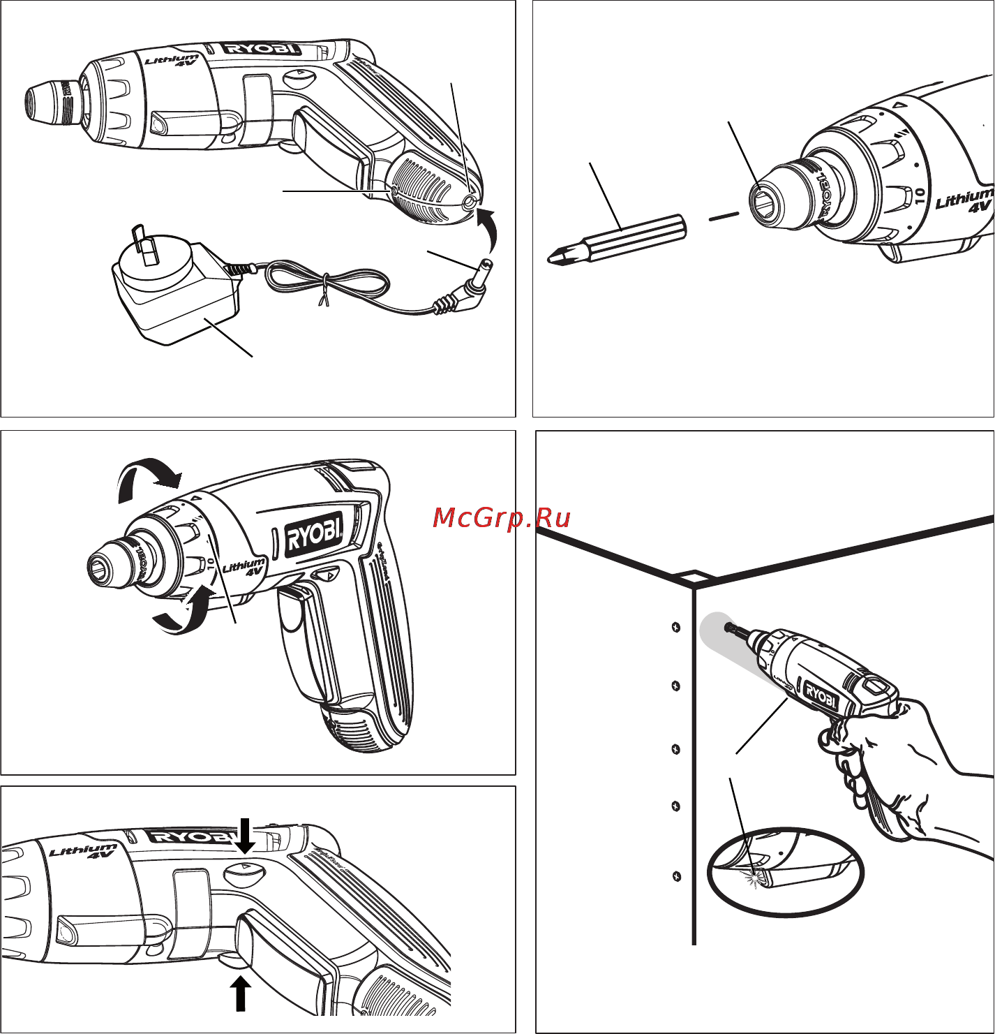 Ryobi csd4107bg (3000139) Инструкция по эксплуатации онлайн [3/7] 163007