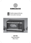 Rommelsbacher bg 950 Инструкция по эксплуатации