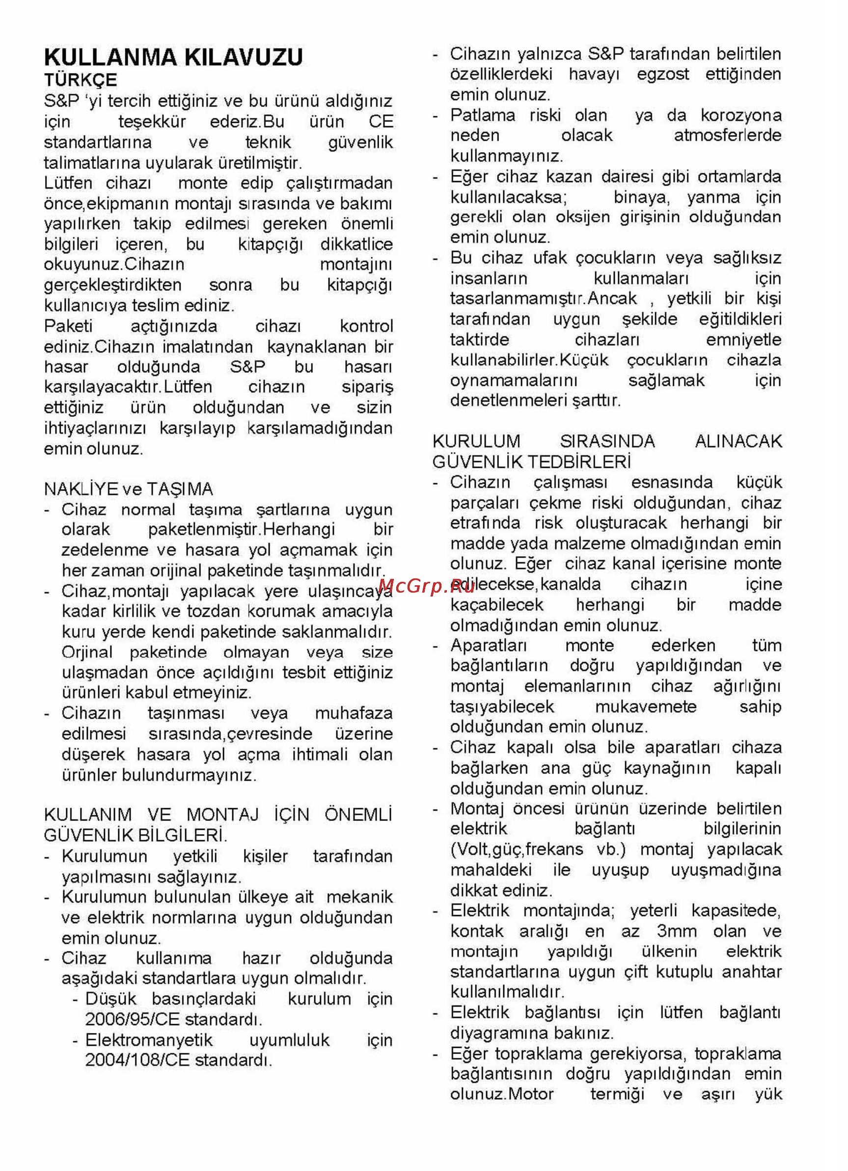 SOLER&PALAU td-350/125  silent t [42/52] Kullanma kilavuzu