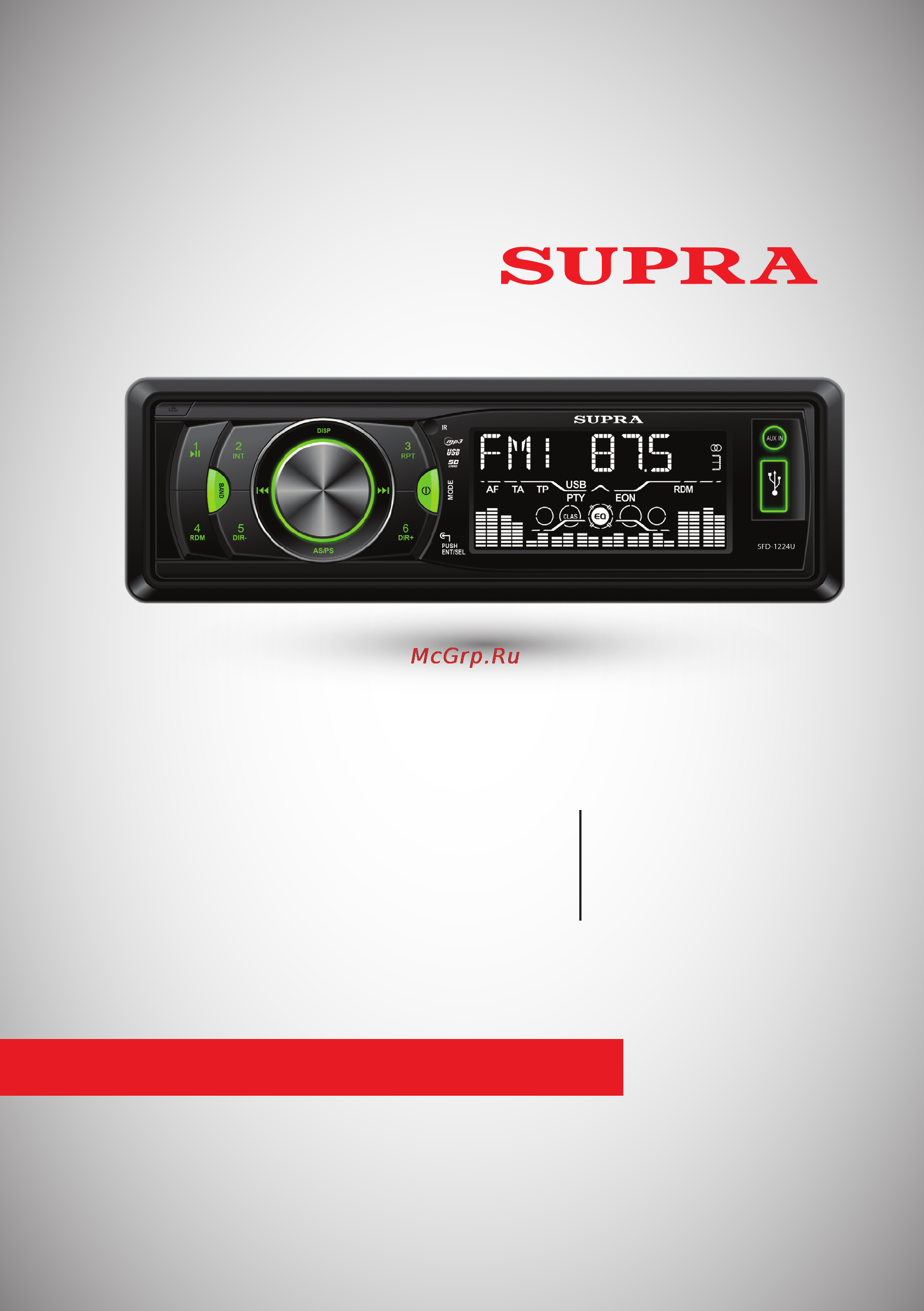 Supra sfd-1224u Инструкция по эксплуатации онлайн
