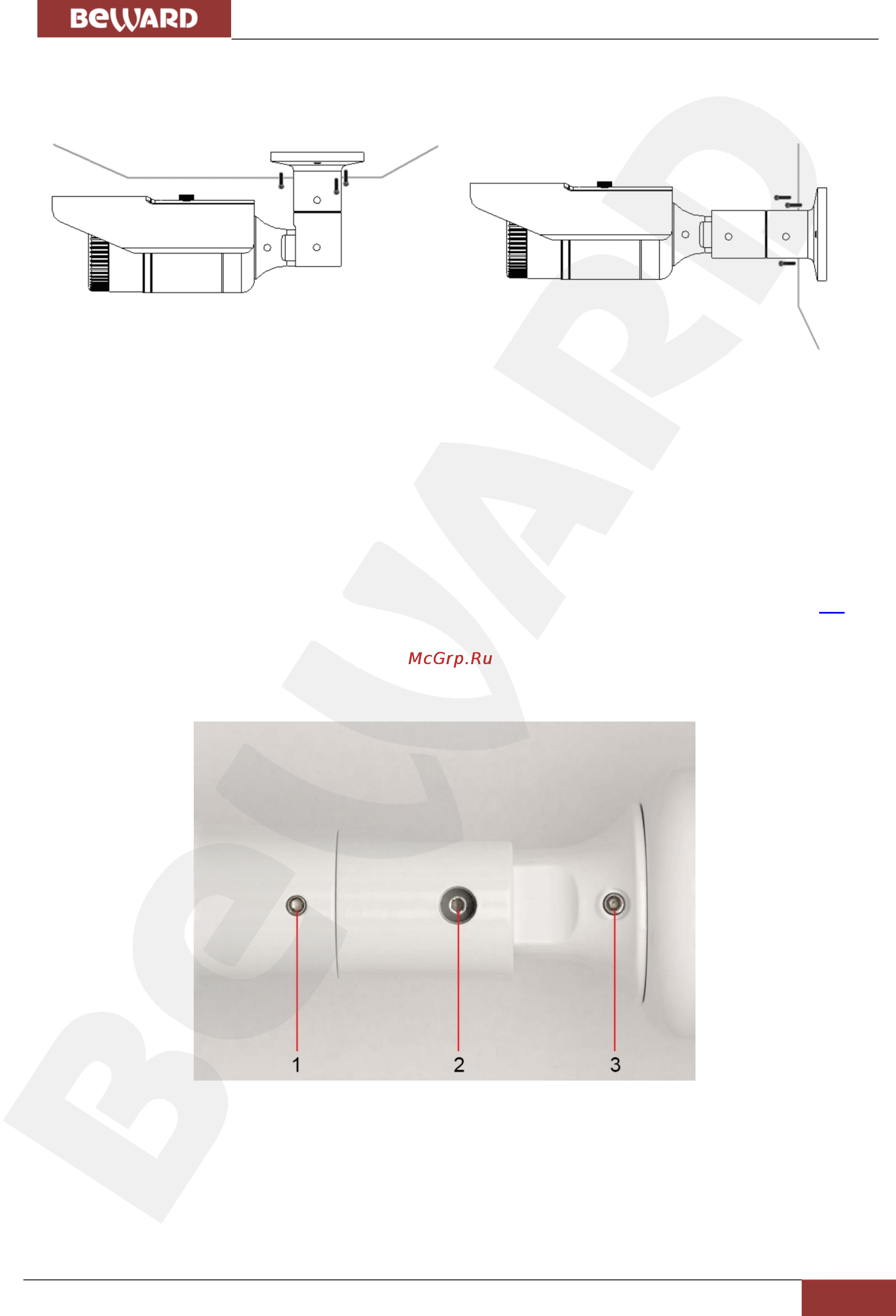 BEWARD B1710RV [13/74] Монтаж ip камеры