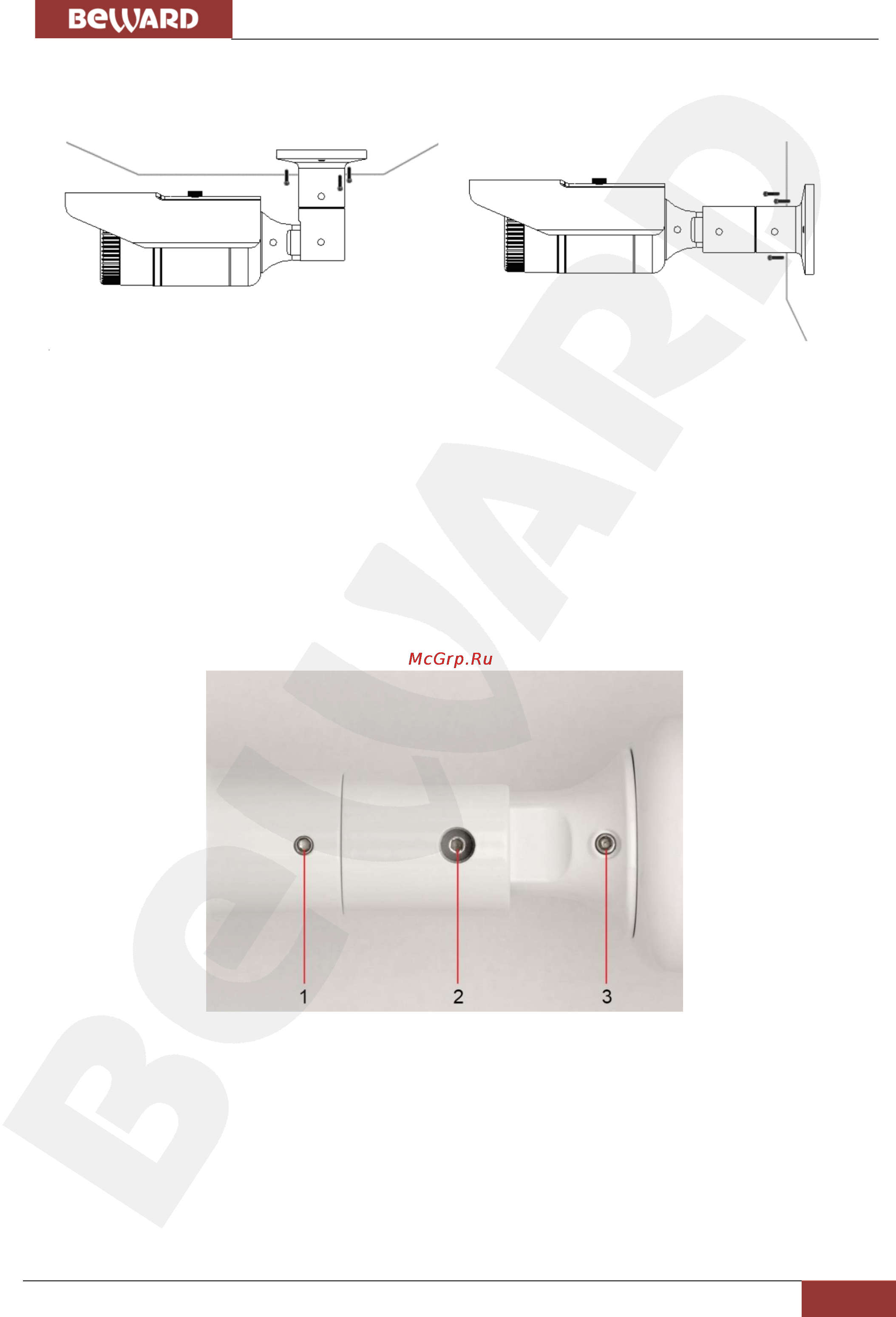 BEWARD B2710RVZ [13/73] Монтаж ip камеры