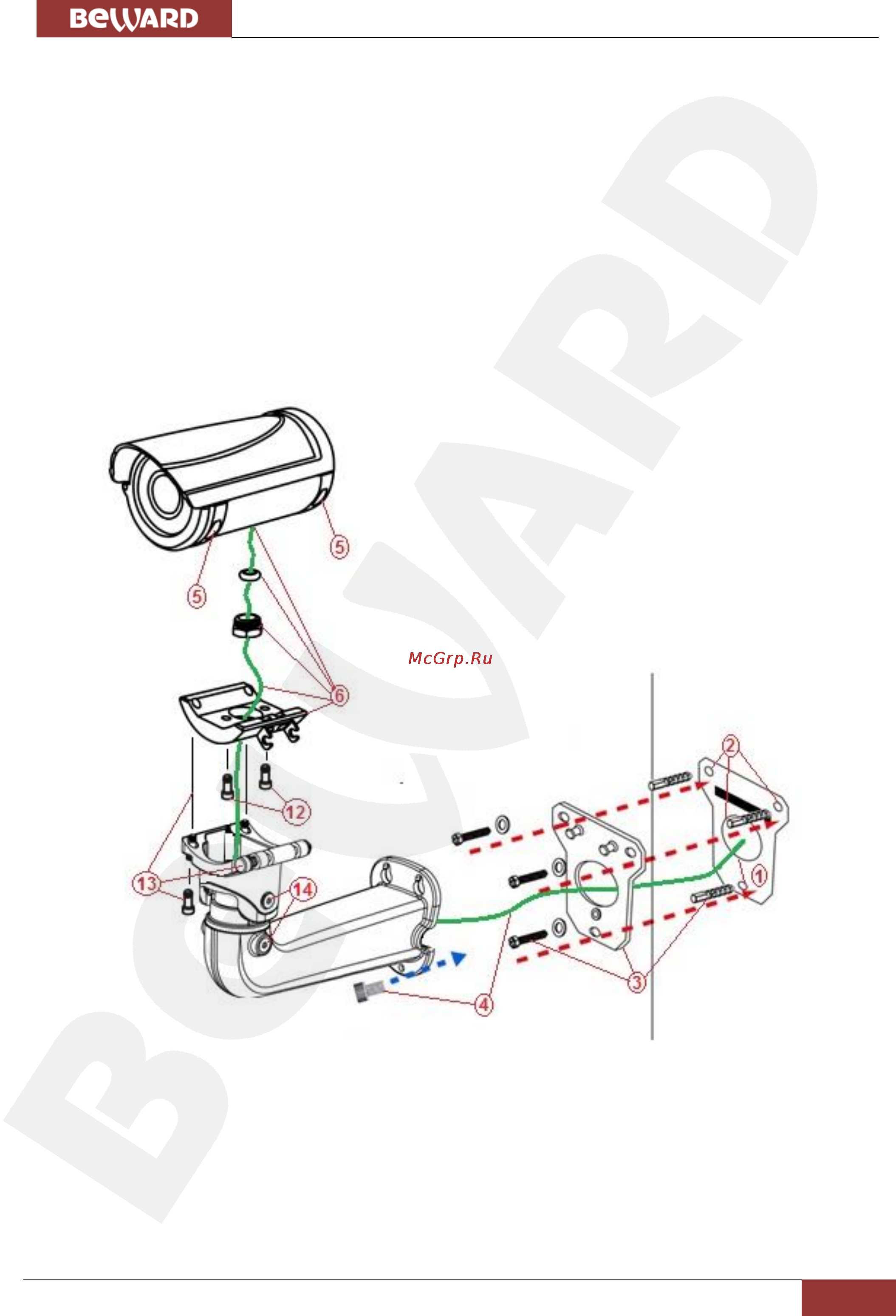 BEWARD B2720RVQ [13/70] Глава 4 установка и подключение ip камеры