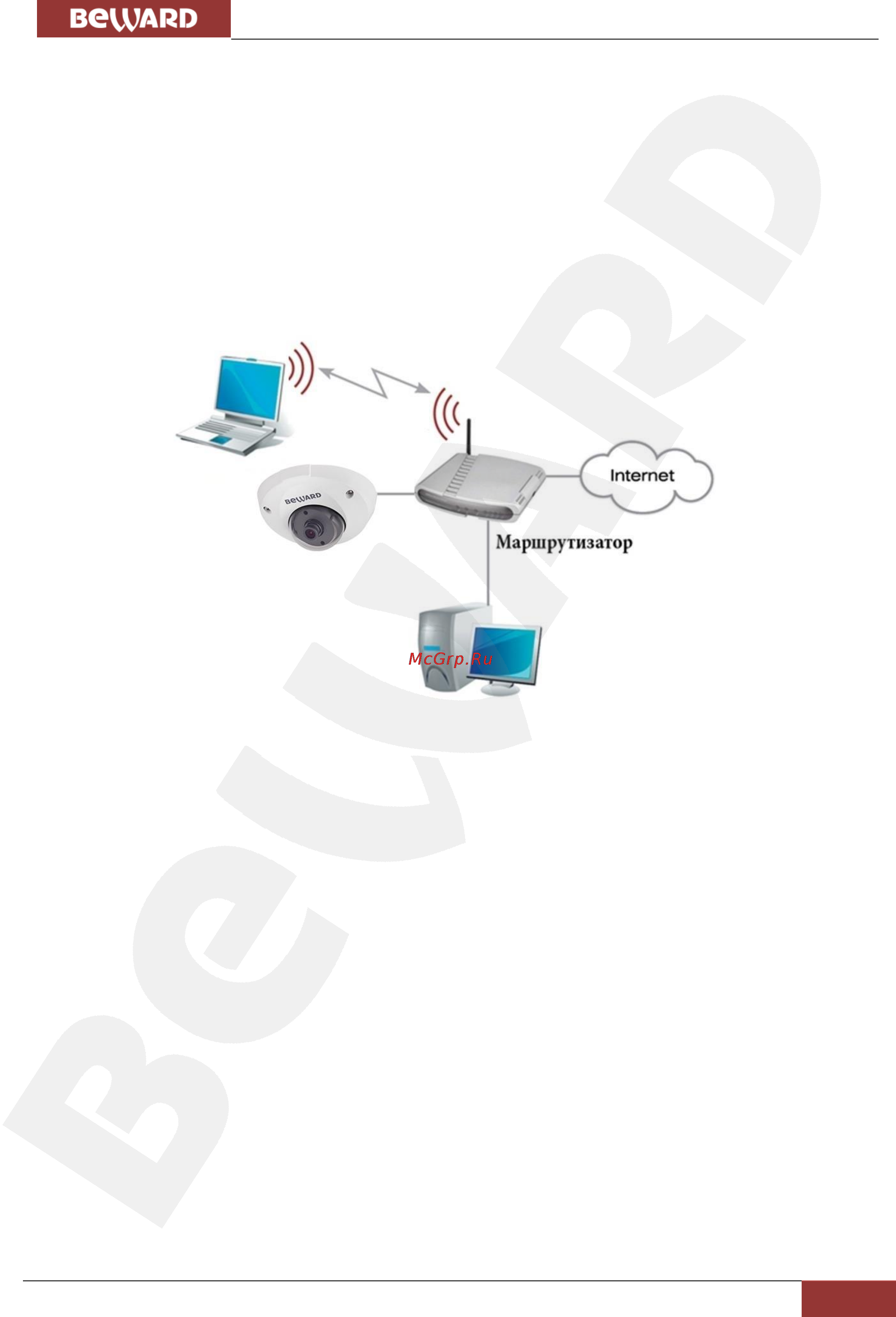 BEWARD B1210DM [10/73] Глава 4 установка и подключение ip камеры