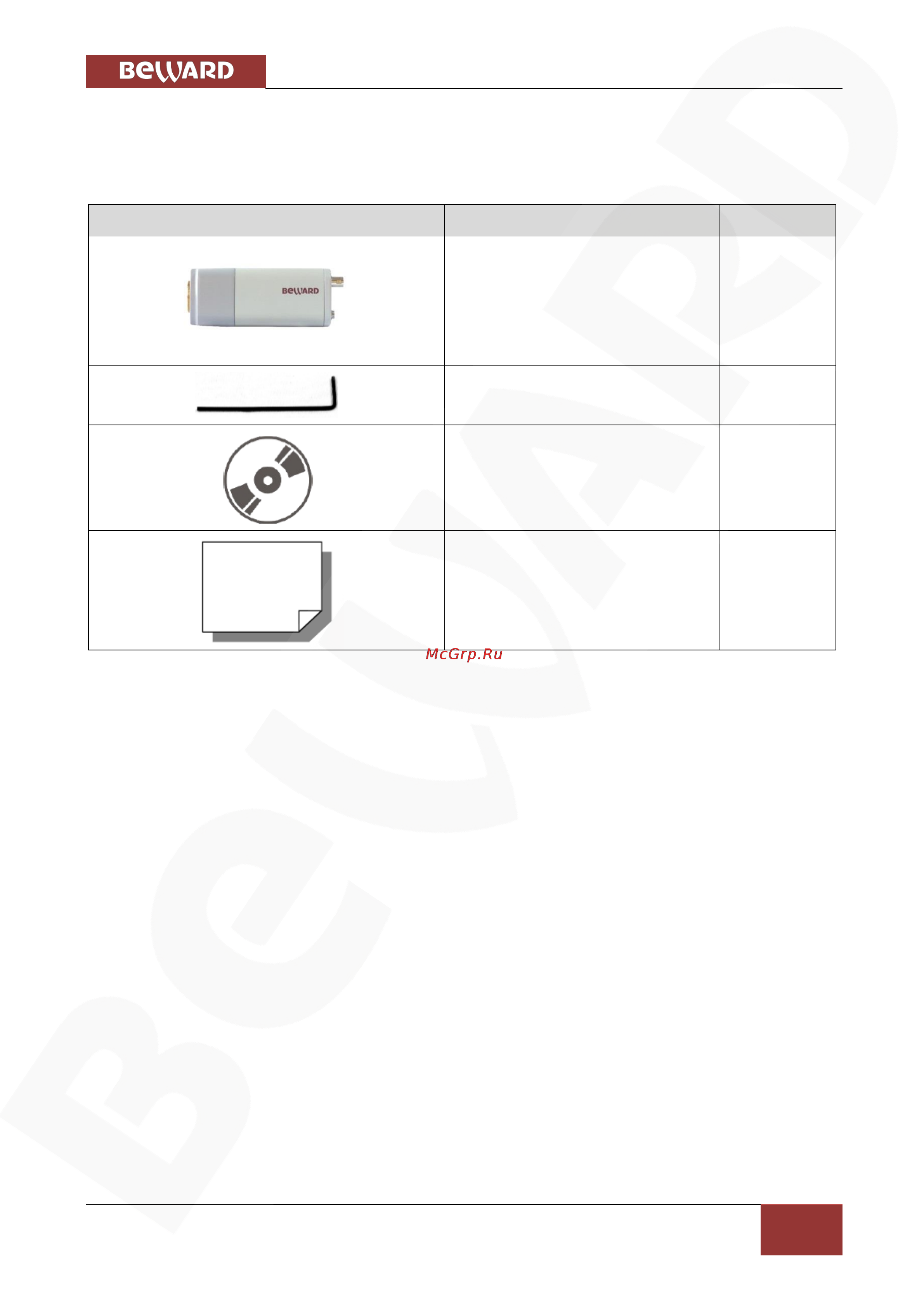BEWARD BD5260 [9/110] Глава 2 общие сведения