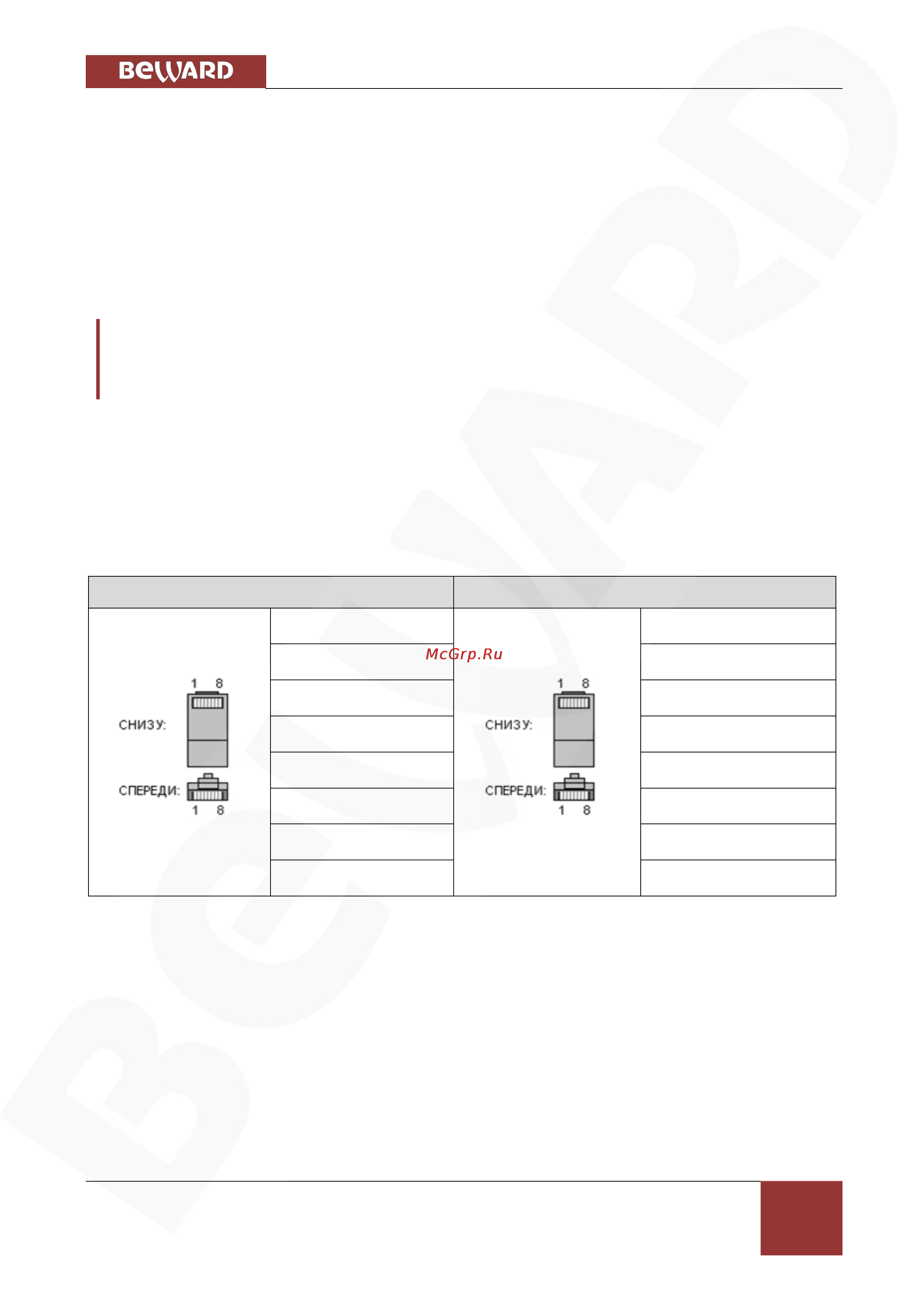 BEWARD BD4640DR [16/109] Проводное подключение камеры к сети