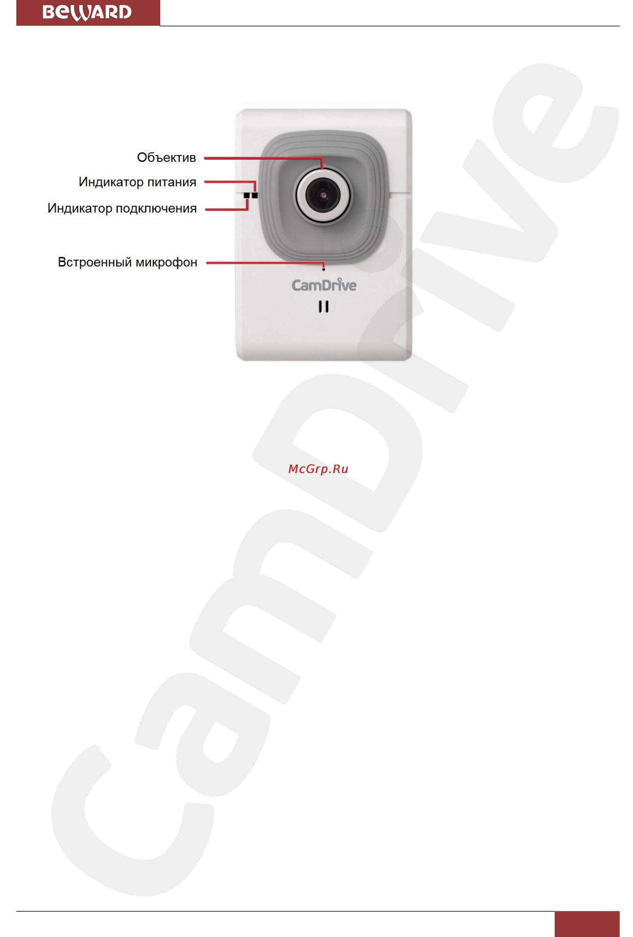 BEWARD CD100 [4/29] Внешний вид ip камеры