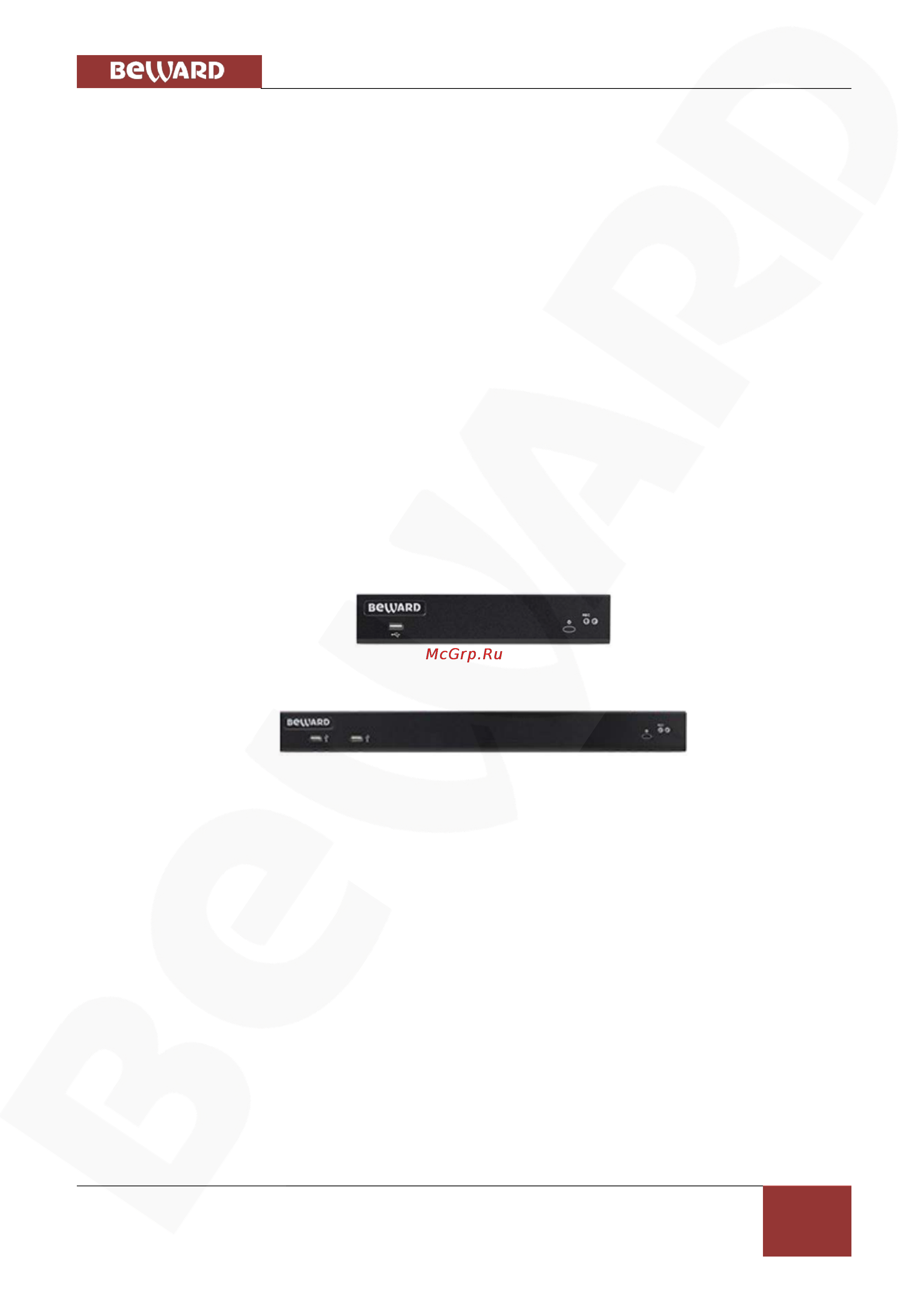 BEWARD BDR24VP8 [4/48] Общие сведения об ip видеорегистраторе