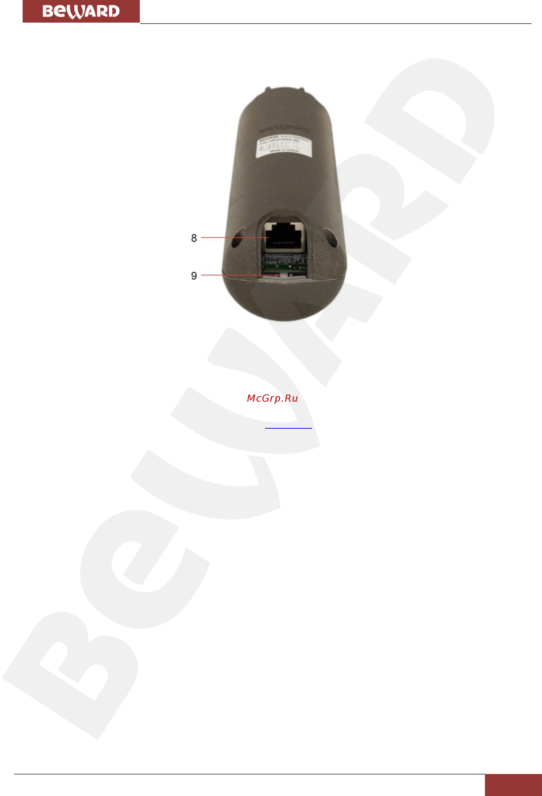 BEWARD DS03M [8/58] Основные элементы контроллера