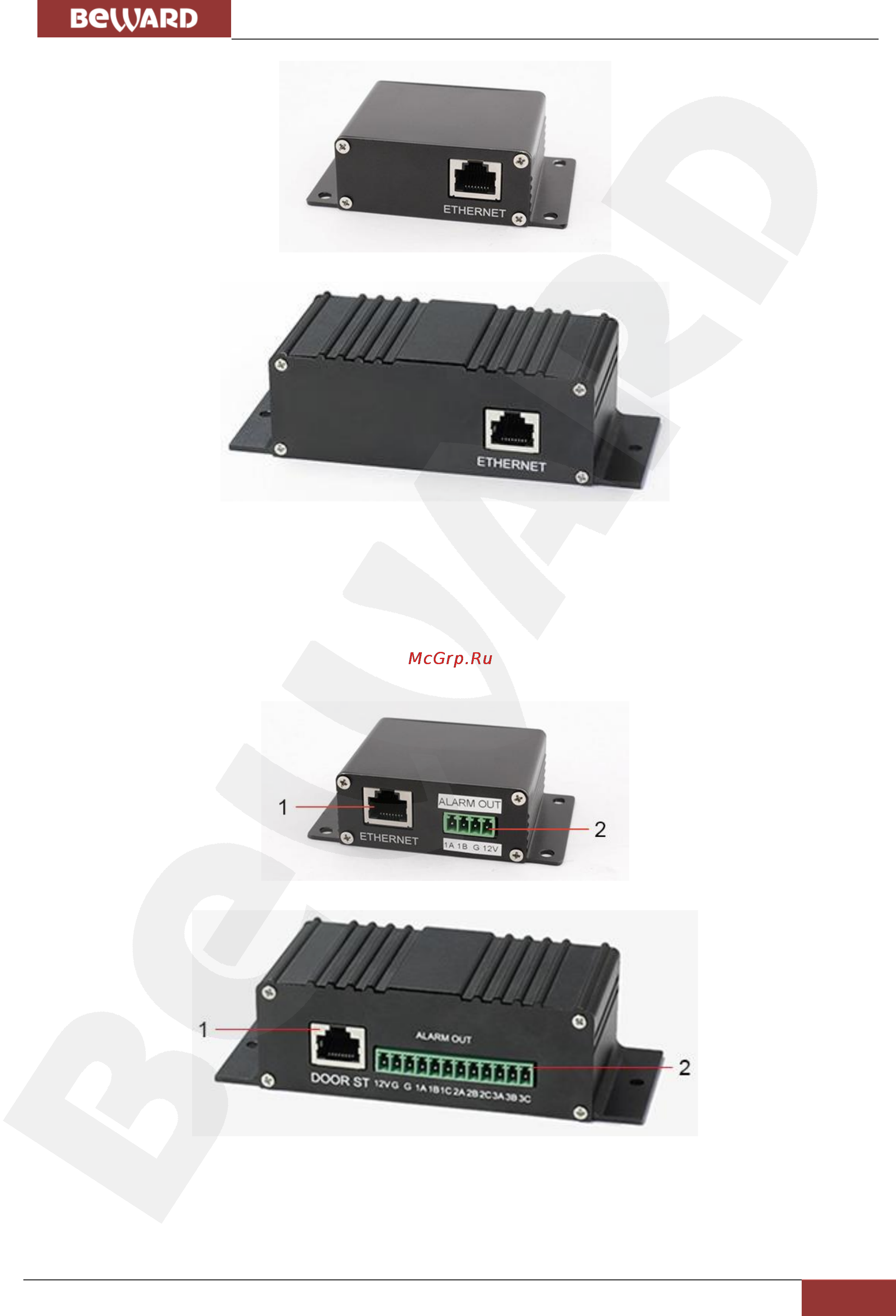 BEWARD DS03M [9/58] Глава 3 размеры и основные элементы устройства