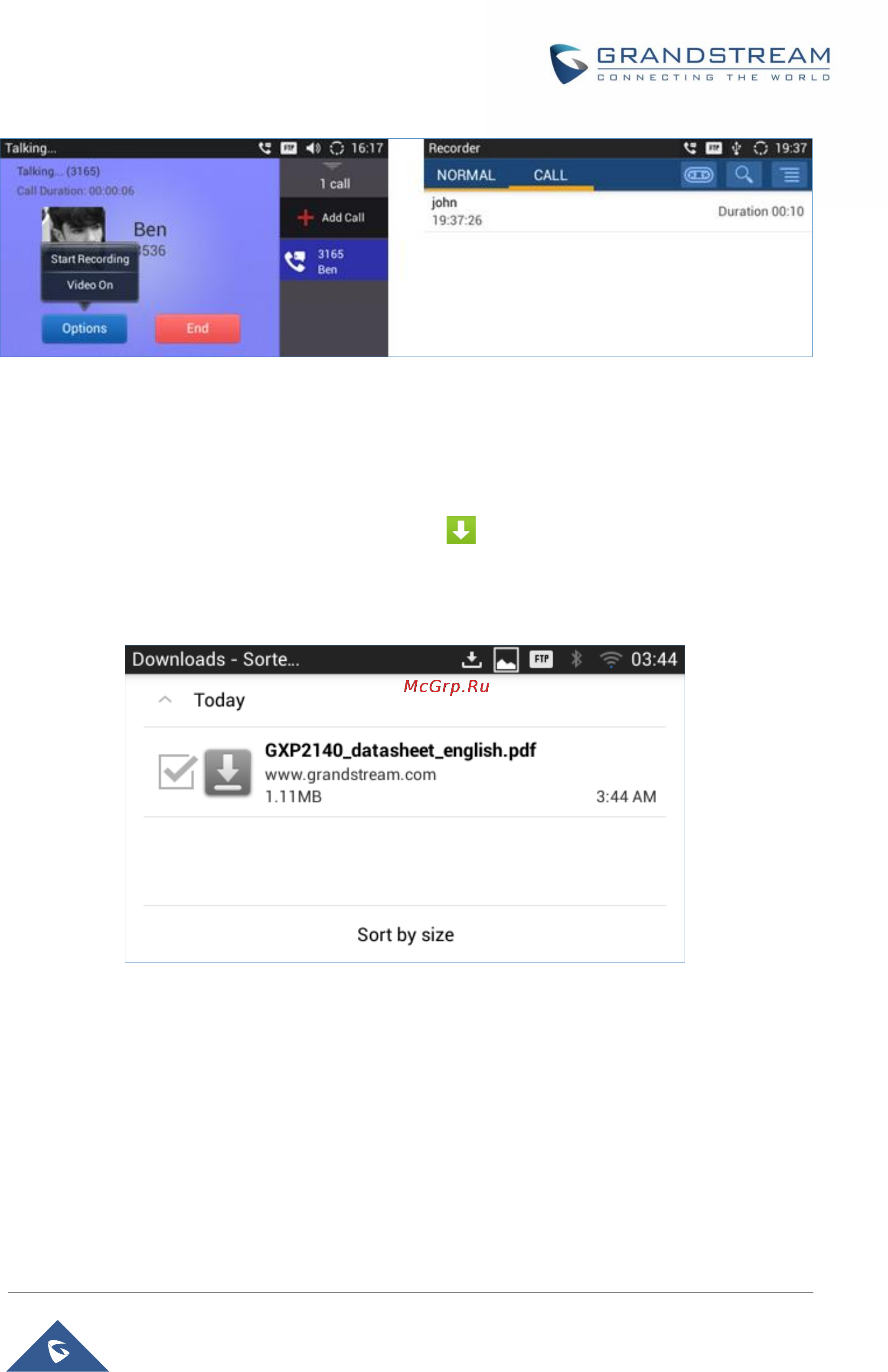 BEWARD GXV3240 [121/150] Downloads