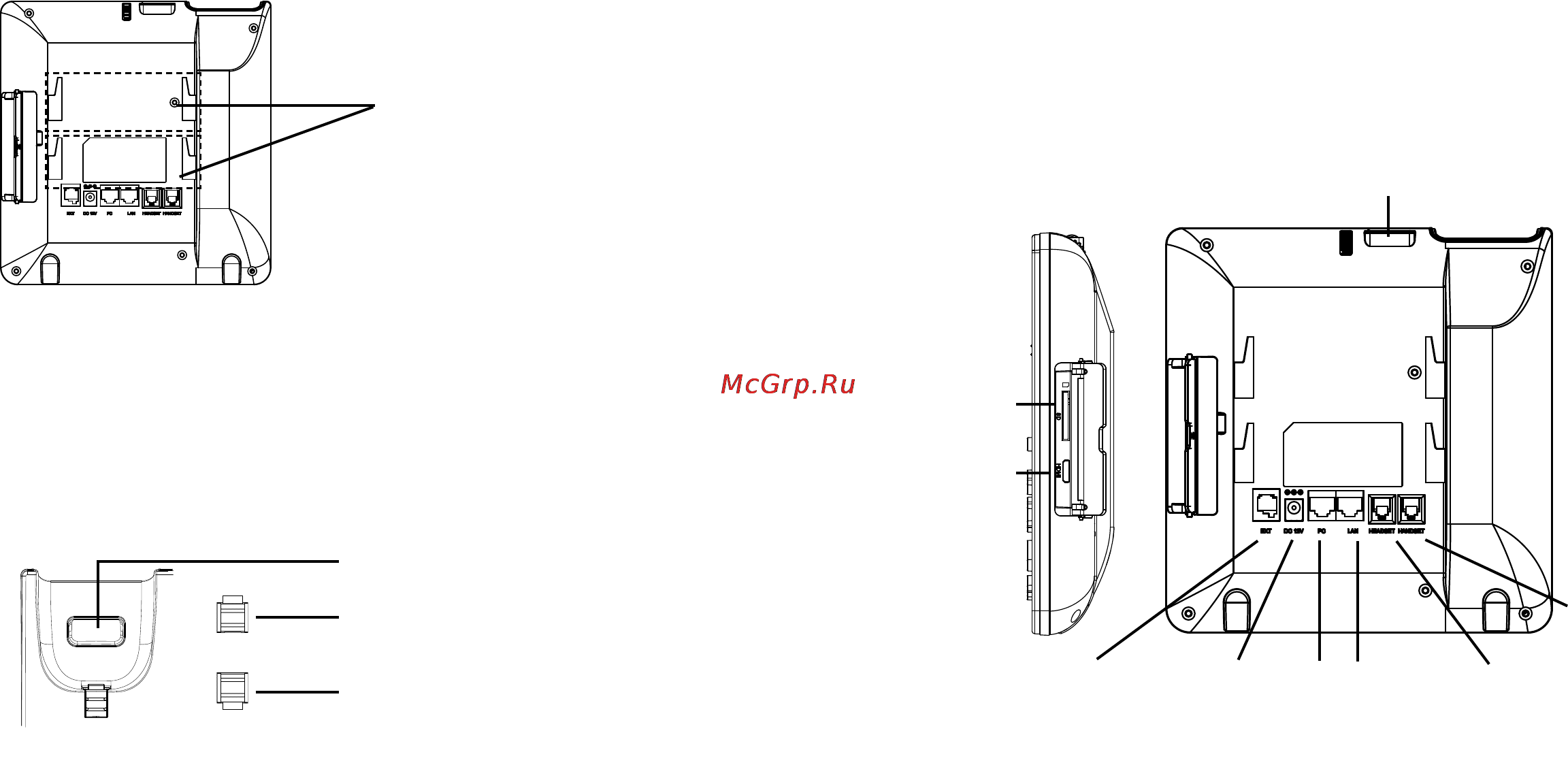 BEWARD GXV3240 [24/34] Connessione del telefono