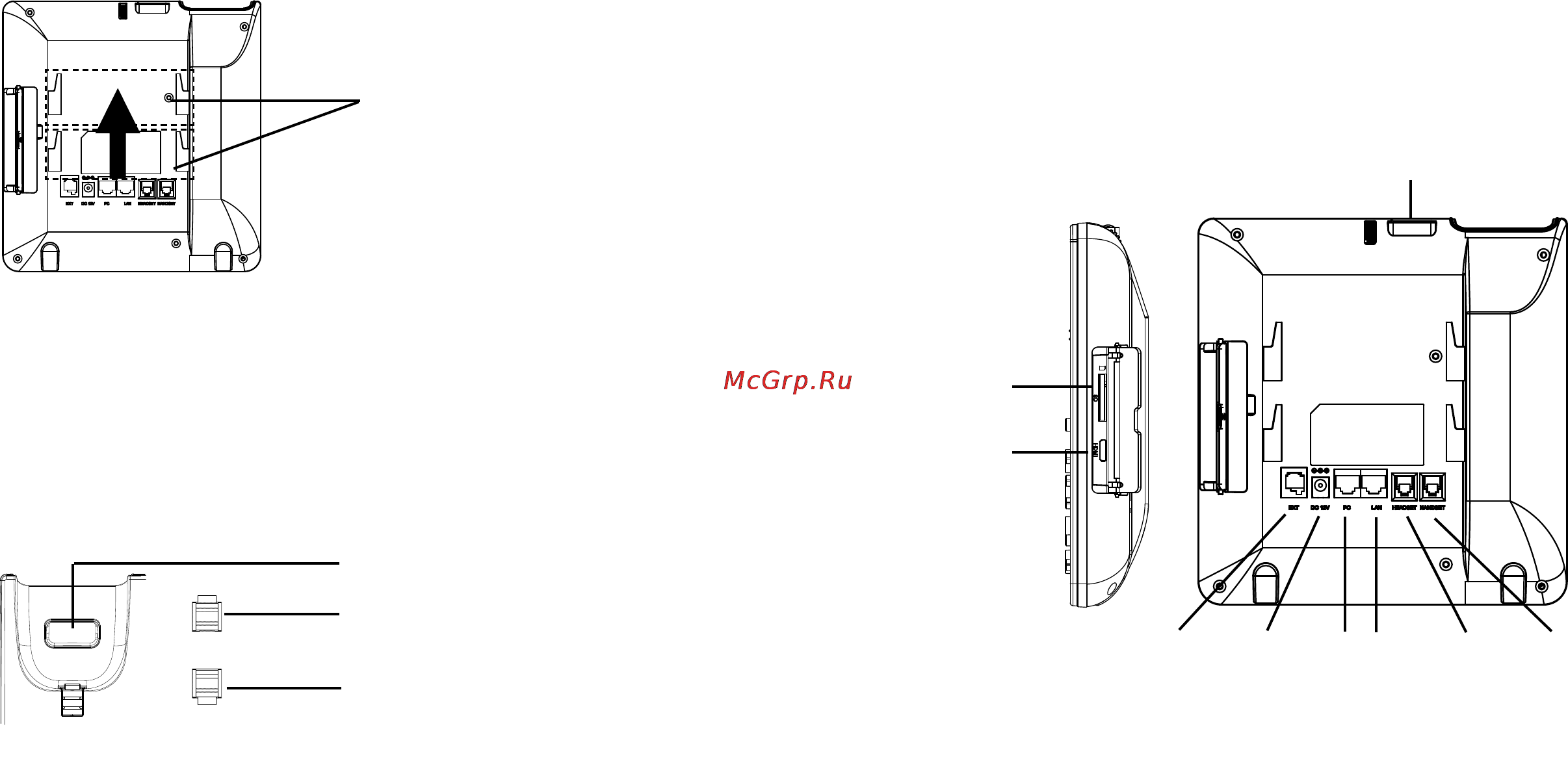 BEWARD GXV3240 [4/34] Connecting the phone